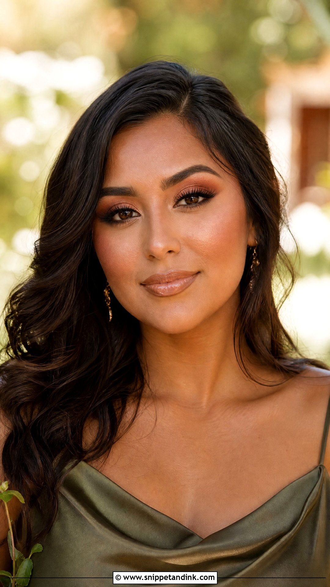 Bronzed Wedding Party Makeup - Snippet and Ink - 25 Wedding Party Makeup Ideas