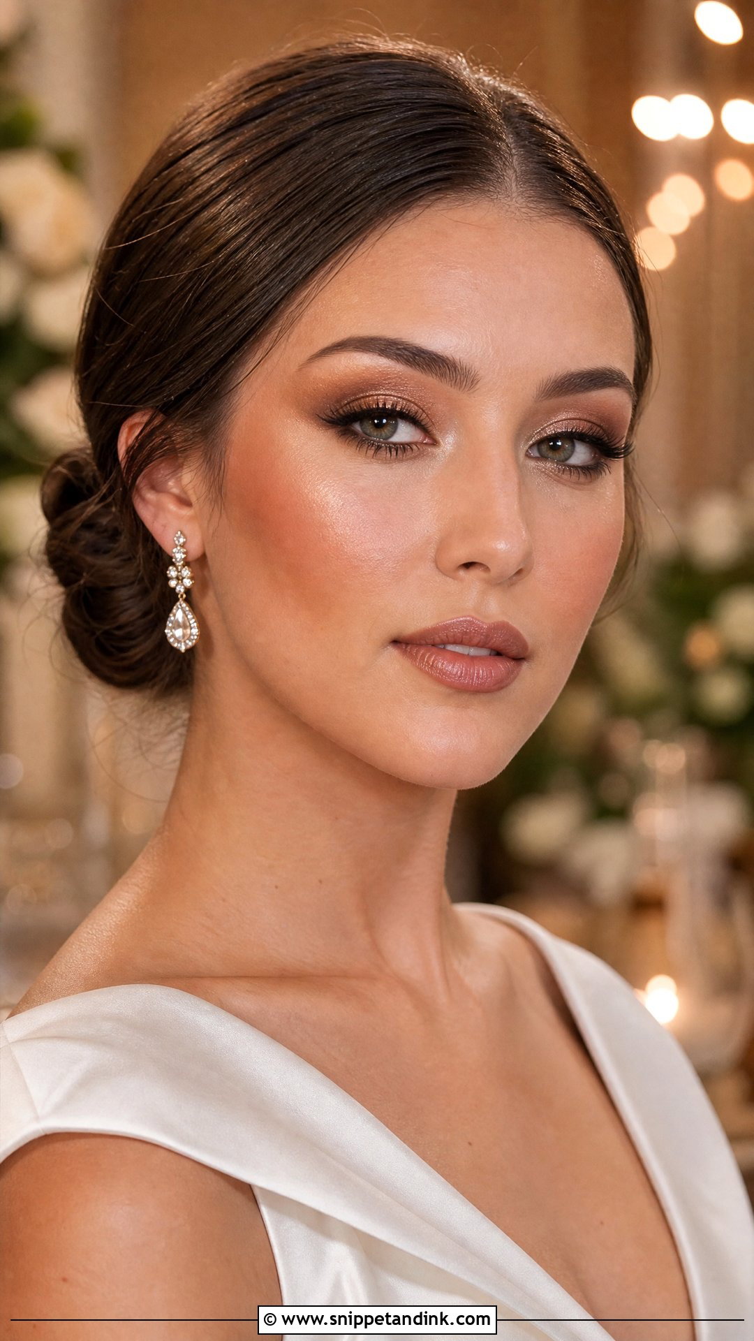 Bronzy Bridal Makeup For Evening Wedding - Snippet and Ink - 20 Bronzy Bridal Makeup Ideas