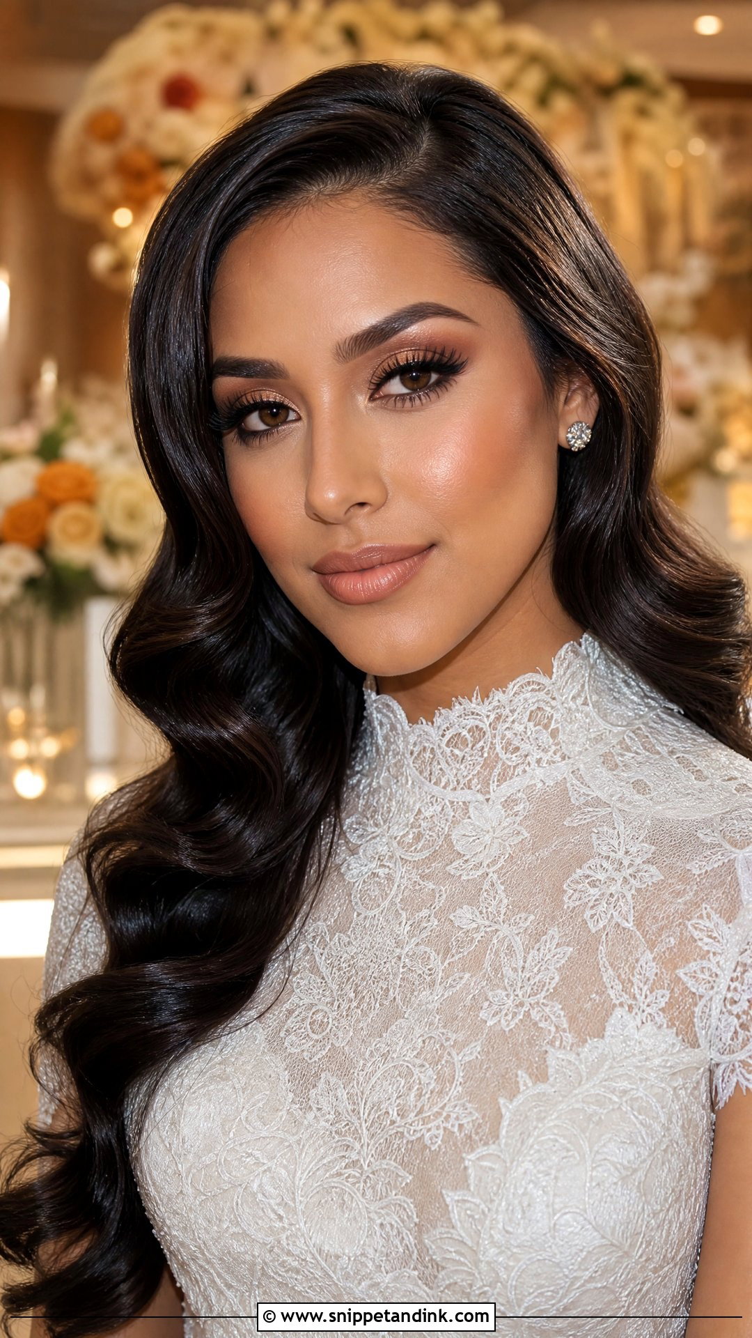 Bronzy Bridal Makeup With Nude Lip - Snippet and Ink - 20 Bronzy Bridal Makeup Ideas