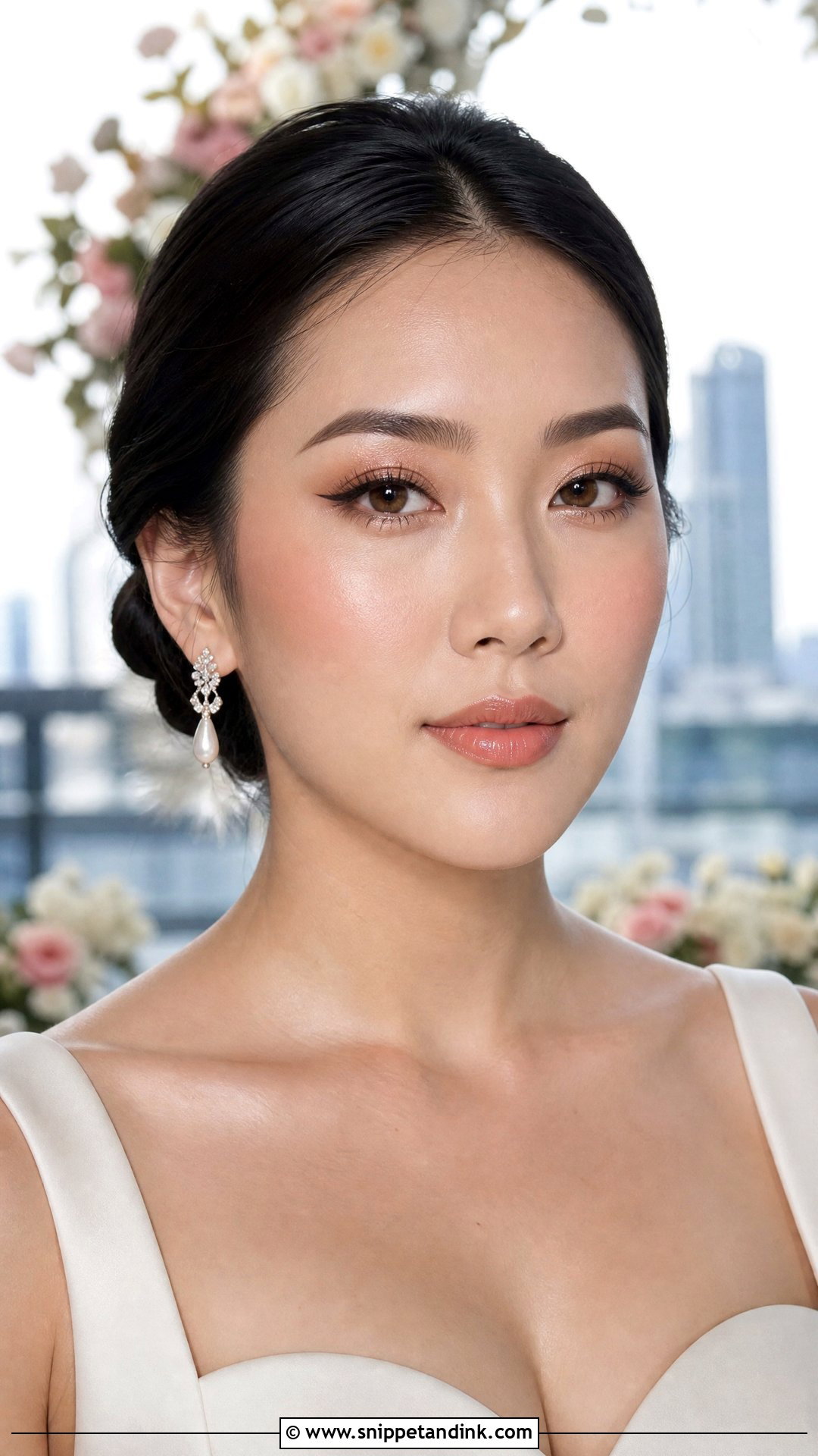 Bronzy Wedding Makeup For Asian Brides - Snippet and Ink - 30 Bronzy Glowy Wedding Makeup Ideas