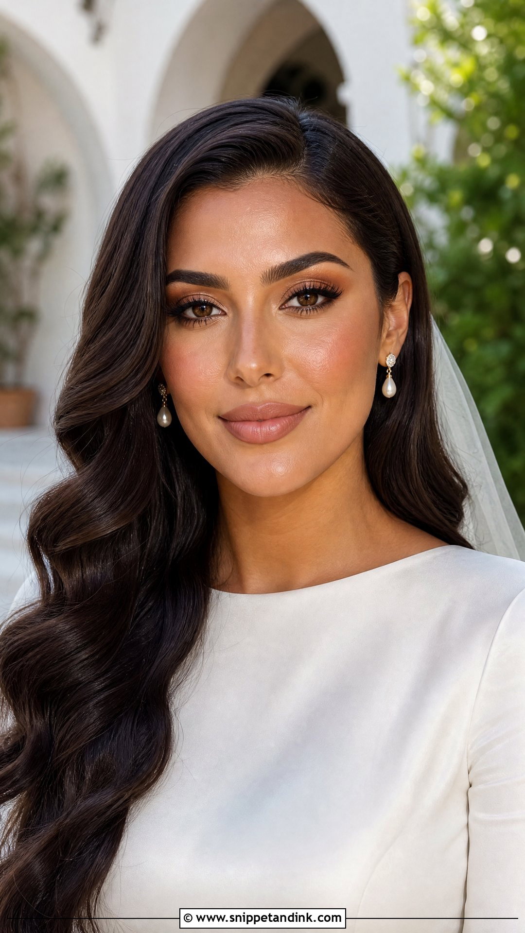 Bronzy Wedding Makeup For Olive Skin - Snippet and Ink - 30 Bronzy Glowy Wedding Makeup Ideas