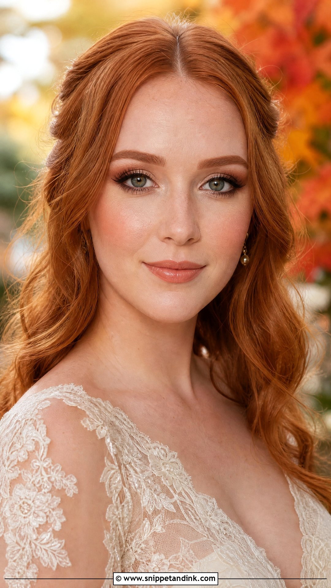 Bronzy Wedding Makeup For Red Hair - Snippet and Ink - 30 Bronzy Glowy Wedding Makeup Ideas
