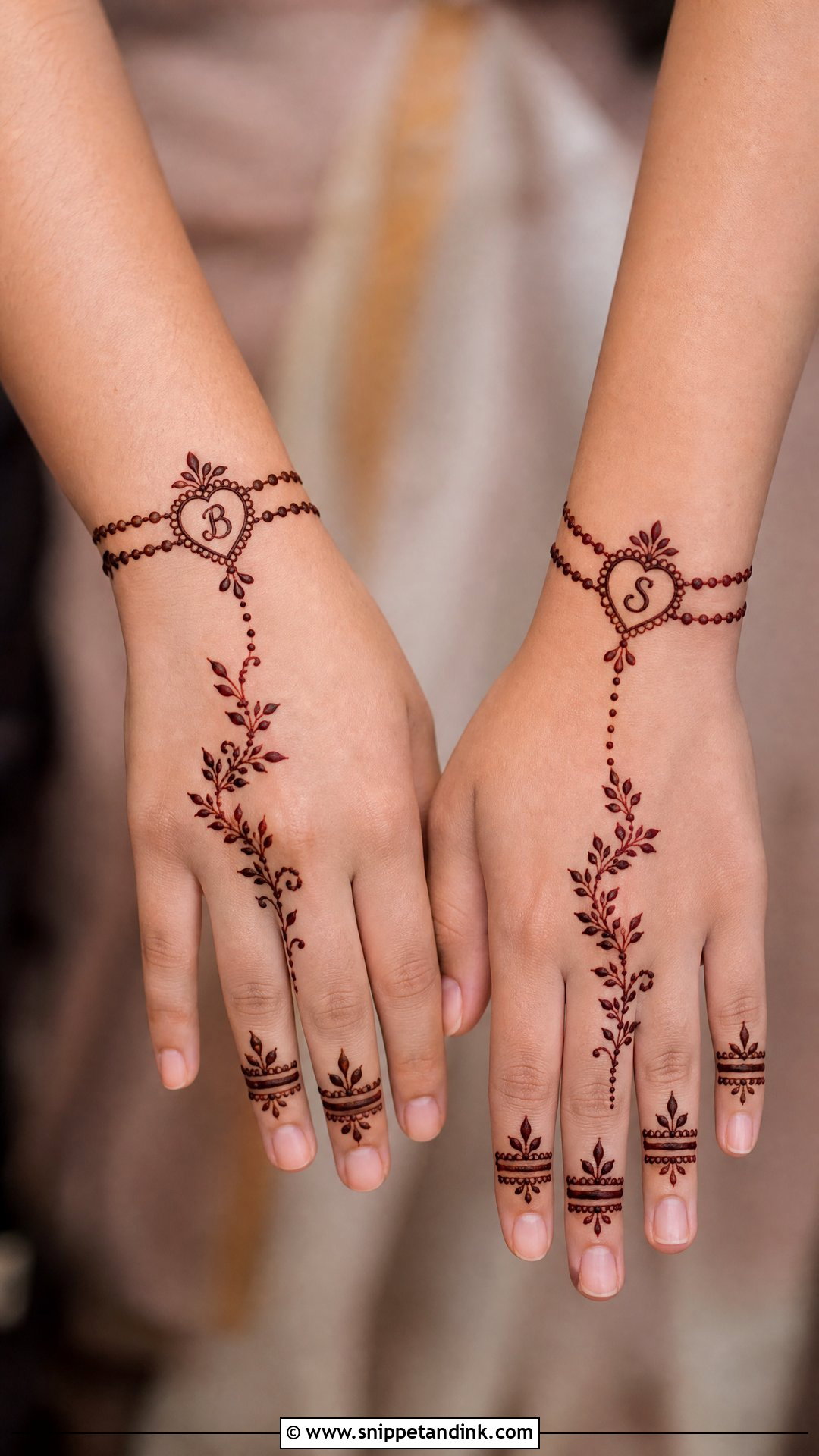 Brother Sister Bracelet Mehndi Design - Snippet and Ink - 20 Brother Sister Mehndi Design Ideas