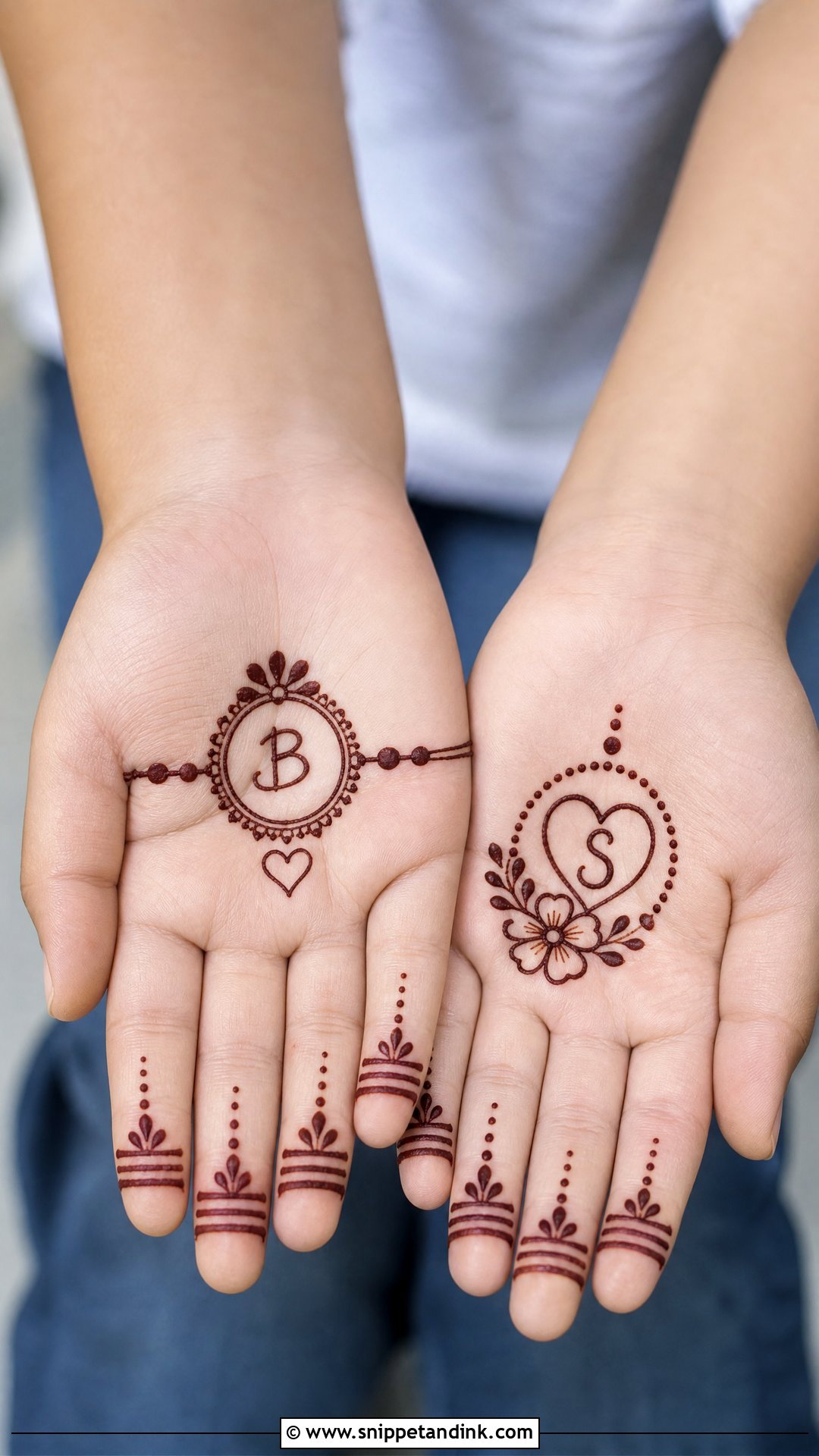 Brother Sister Kids Mehndi Design - Snippet and Ink - 20 Brother Sister Mehndi Design Ideas