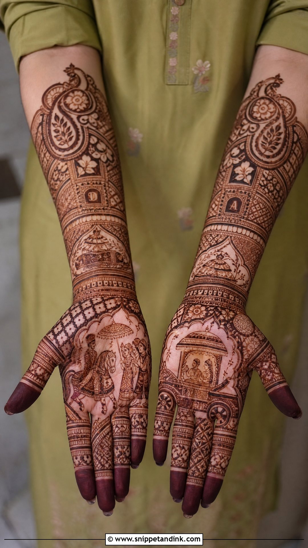 Brother Wedding Bridal Look Mehndi Design - Snippet and Ink - 25 Brother Wedding Mehndi Design Ideas