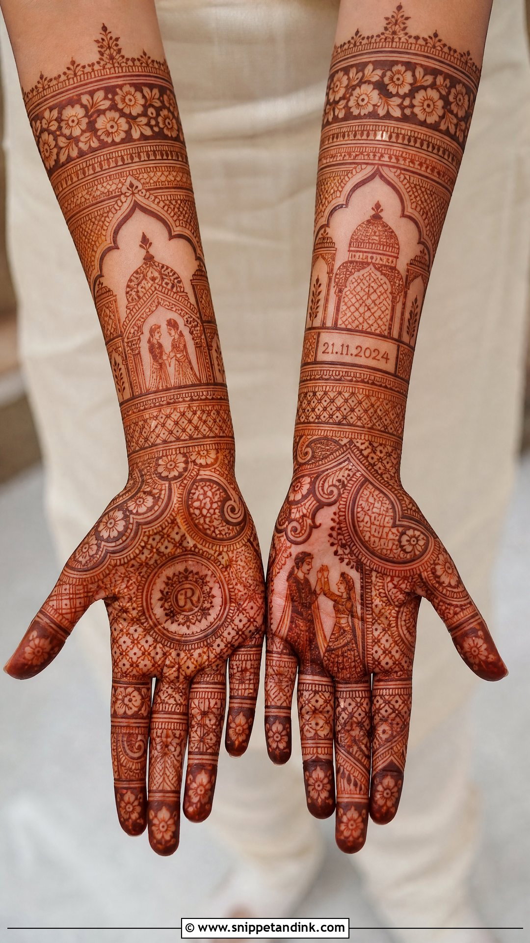 Brother Wedding Forearm Mehndi Design - Snippet and Ink - 20 Brother Wedding Mehndi Design for Sister Ideas