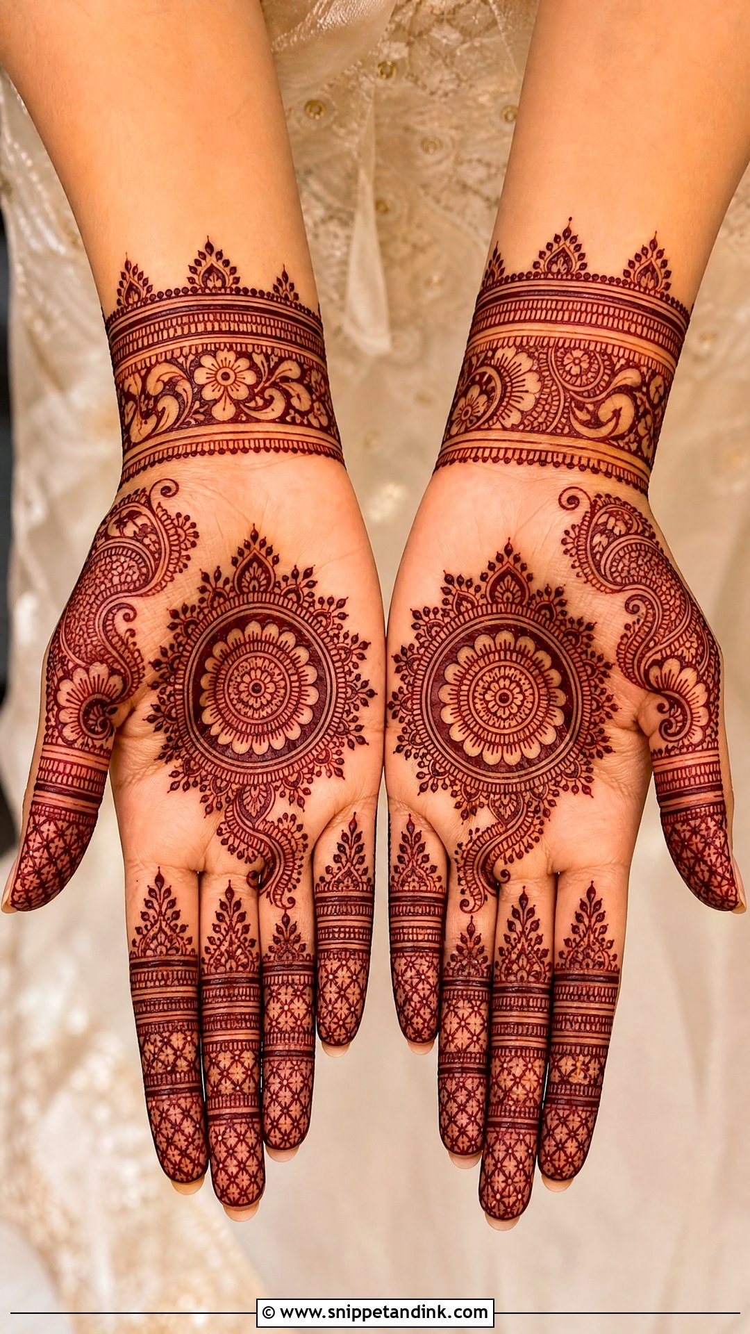 Brother Wedding Front Hand Mehndi Design - Snippet and Ink - 25 Brother Wedding Mehndi Design Ideas