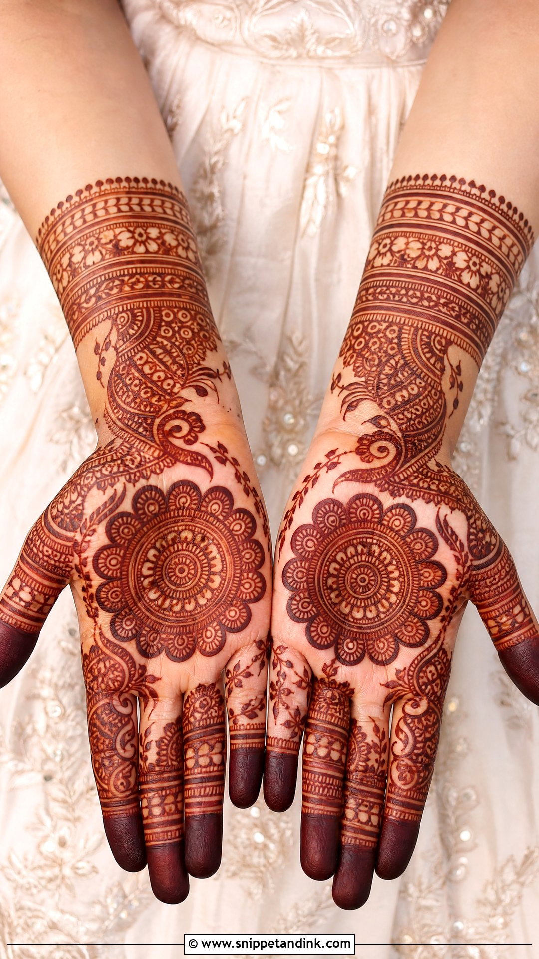 Brother Wedding Front Hand Mehndi Design - Snippet and Ink - 20 Brother Wedding Mehndi Design for Sister Ideas