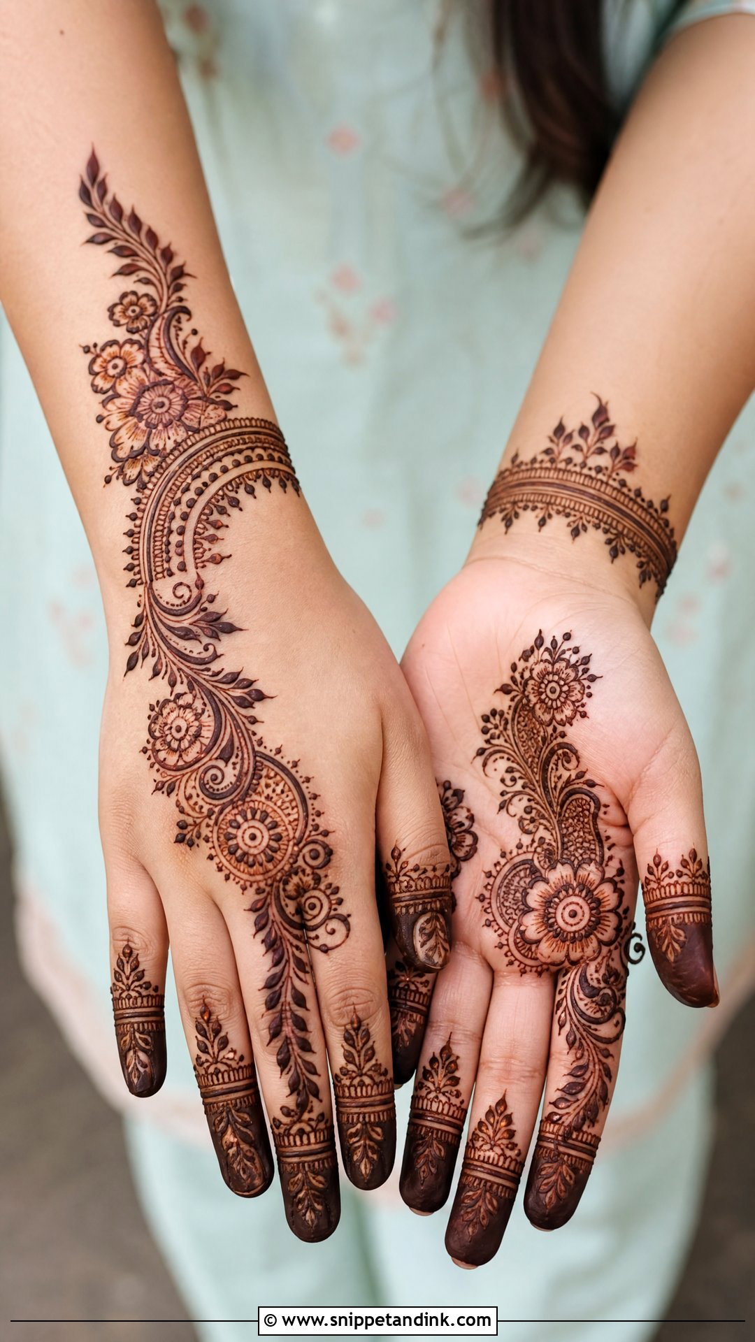 Brother Wedding Half Hand Mehndi Design - Snippet and Ink - 25 Brother Wedding Mehndi Design Ideas