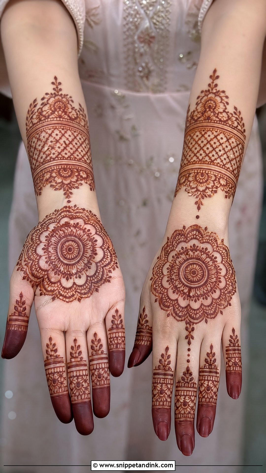 Brother Wedding Matching Hands Mehndi Design - Snippet and Ink - 25 Brother Wedding Mehndi Design Ideas