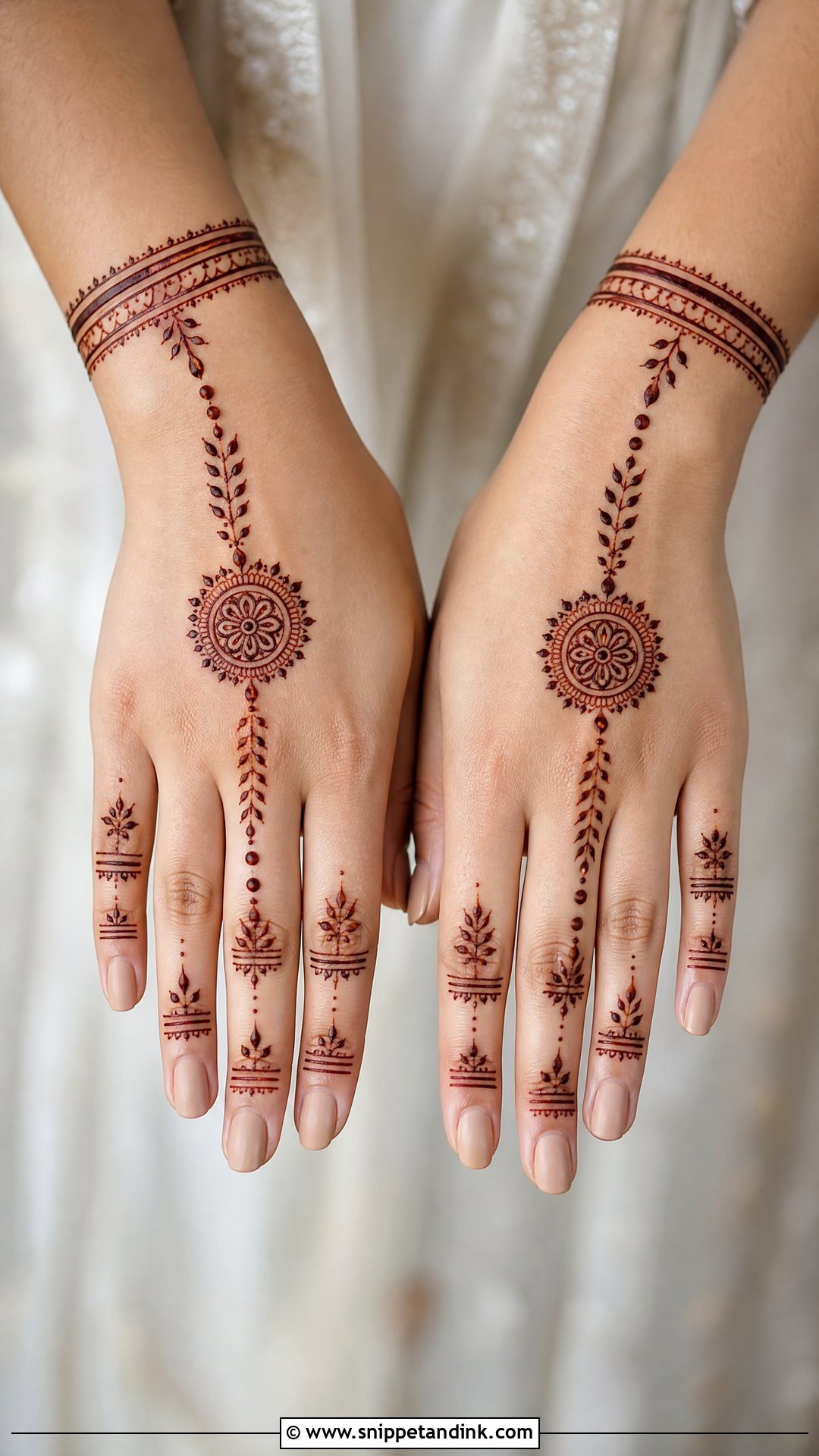 Brother Wedding Minimal Mehndi Design - Snippet and Ink - 25 Brother Wedding Mehndi Design Ideas