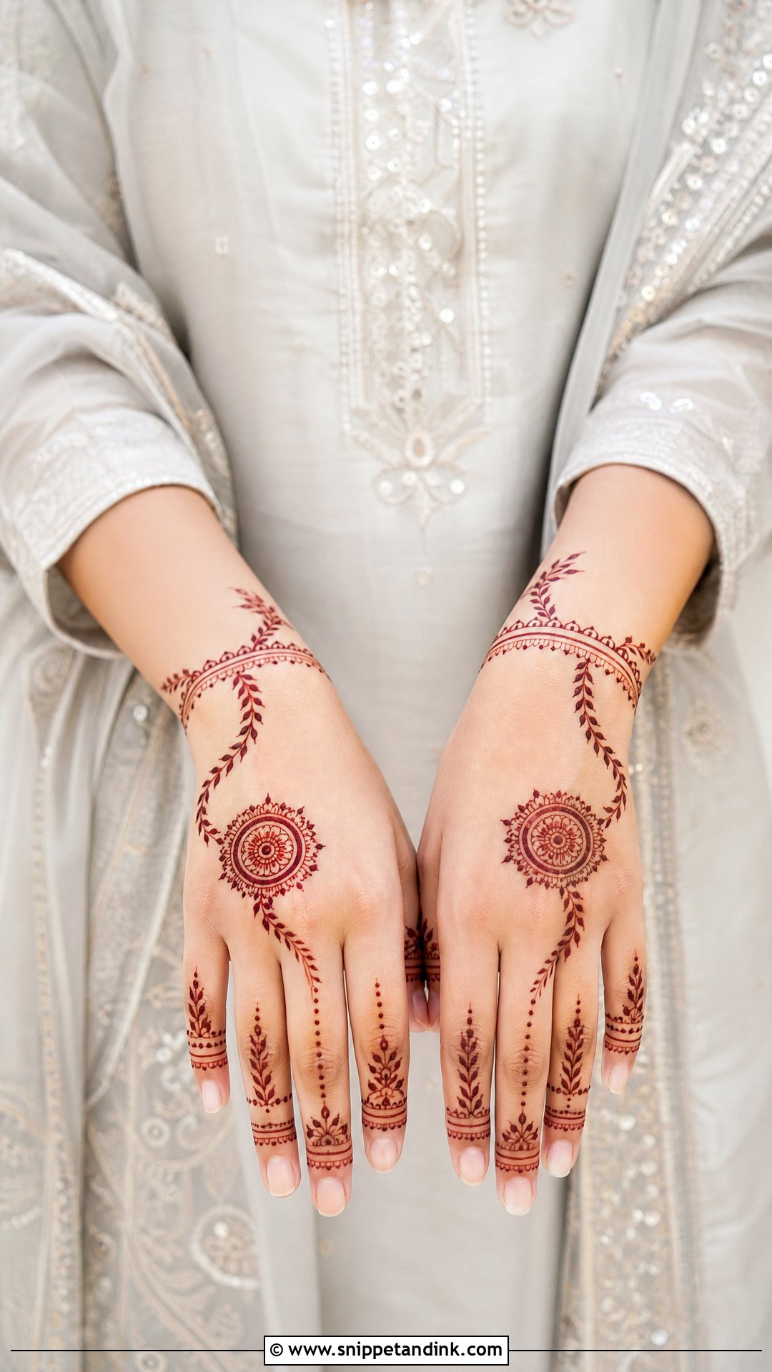 Brother Wedding Minimal Mehndi Design - Snippet and Ink - 20 Brother Wedding Mehndi Design for Sister Ideas