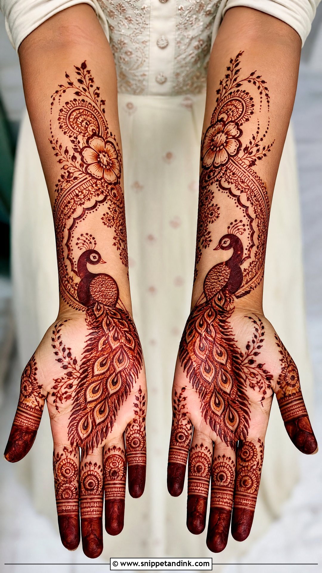 Brother Wedding Peacock Mehndi Design - Snippet and Ink - 25 Brother Wedding Mehndi Design Ideas