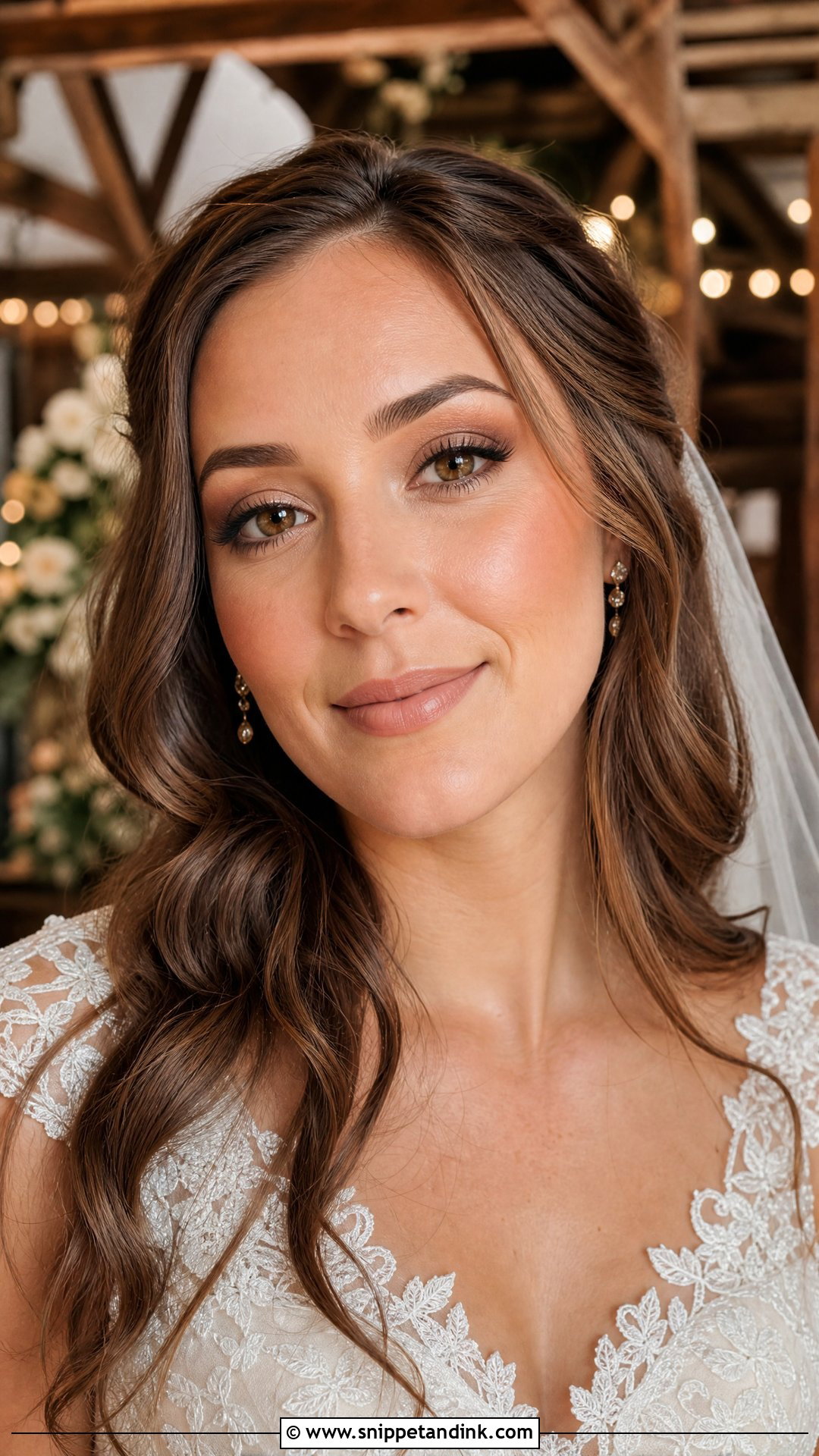 Brown Bridal Eye Makeup - Snippet and Ink - 20 Bride Eye Makeup Wedding Day Ideas