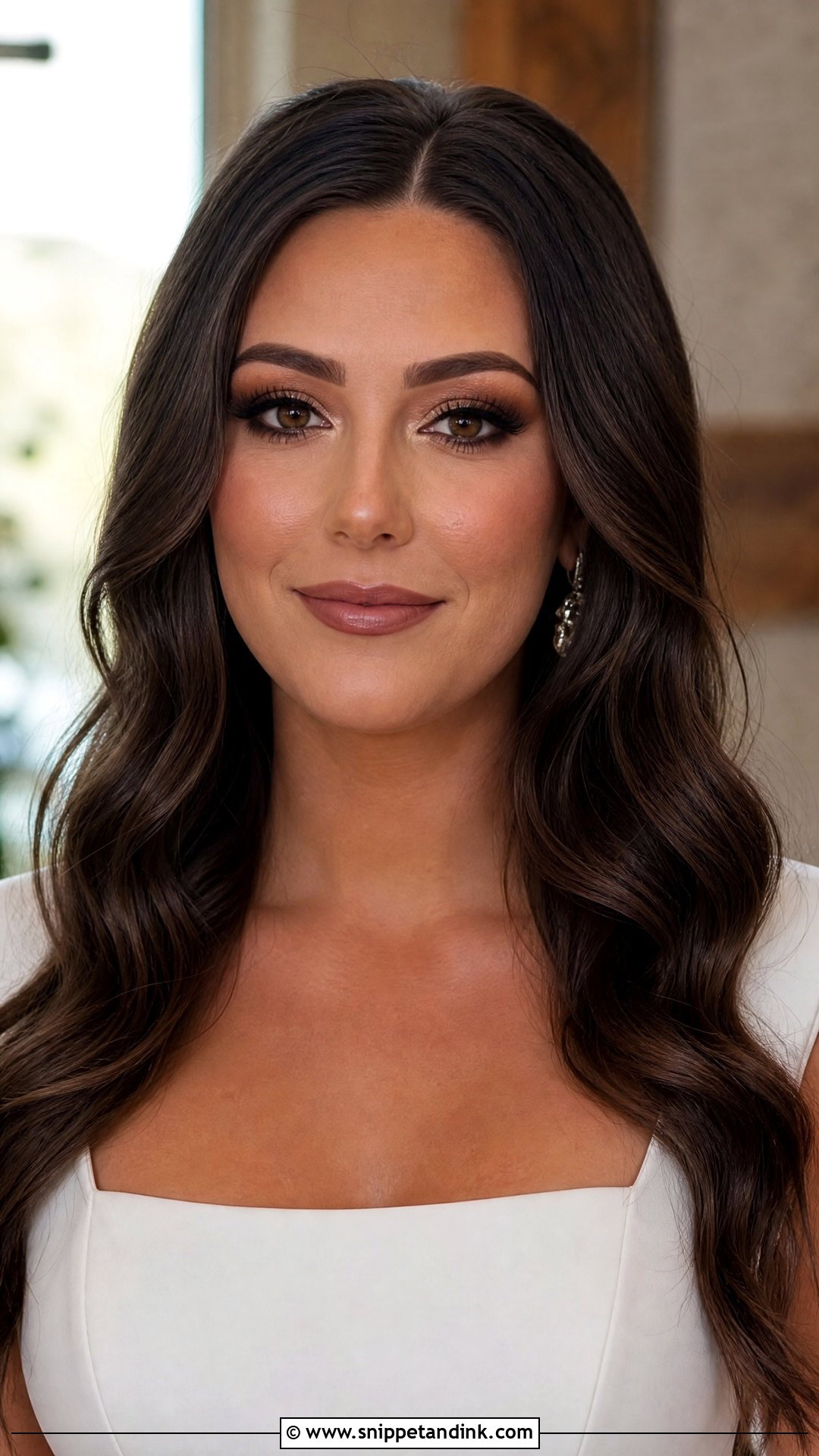 Brown Bridal Makeup - Snippet and Ink - 20 Modern Bridal Makeup Ideas