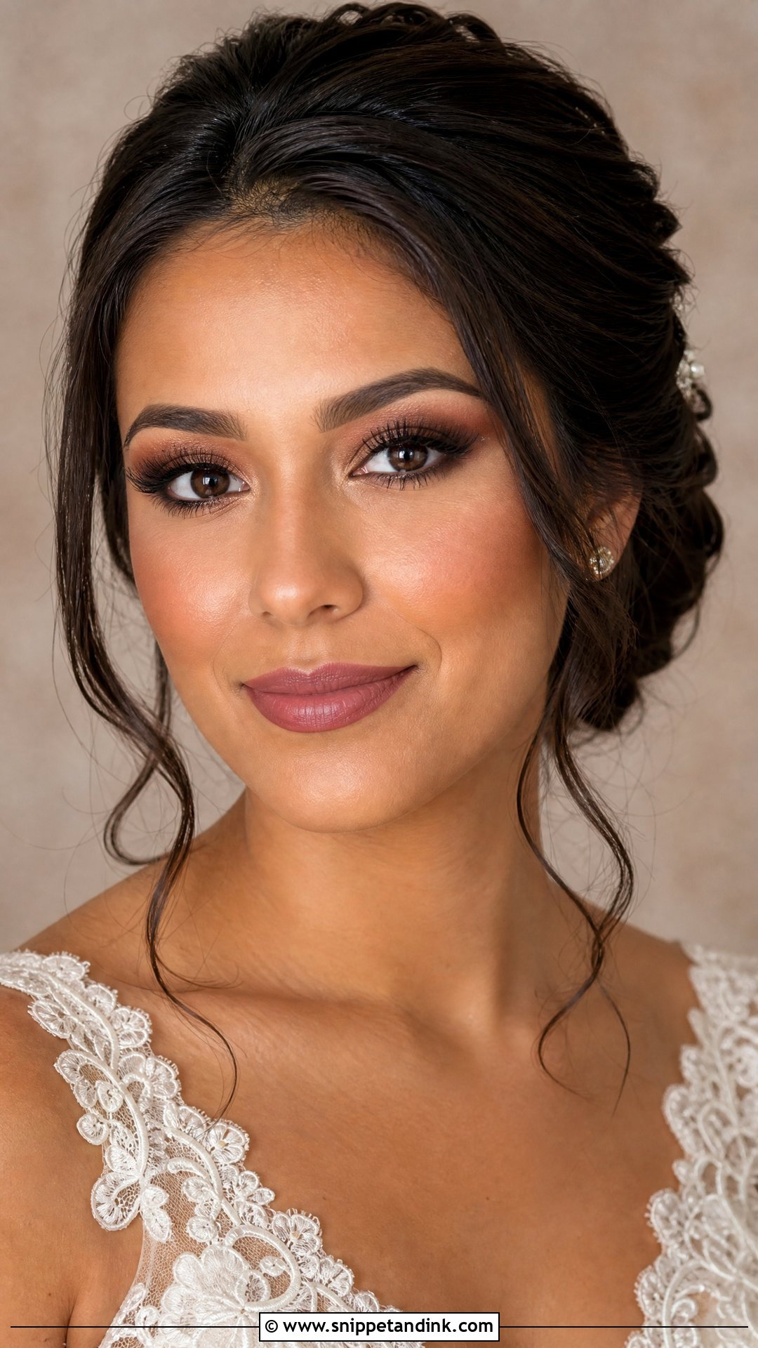 Brown Bridal Makeup - Snippet and Ink - 20 Traditional Bridal Makeup Ideas