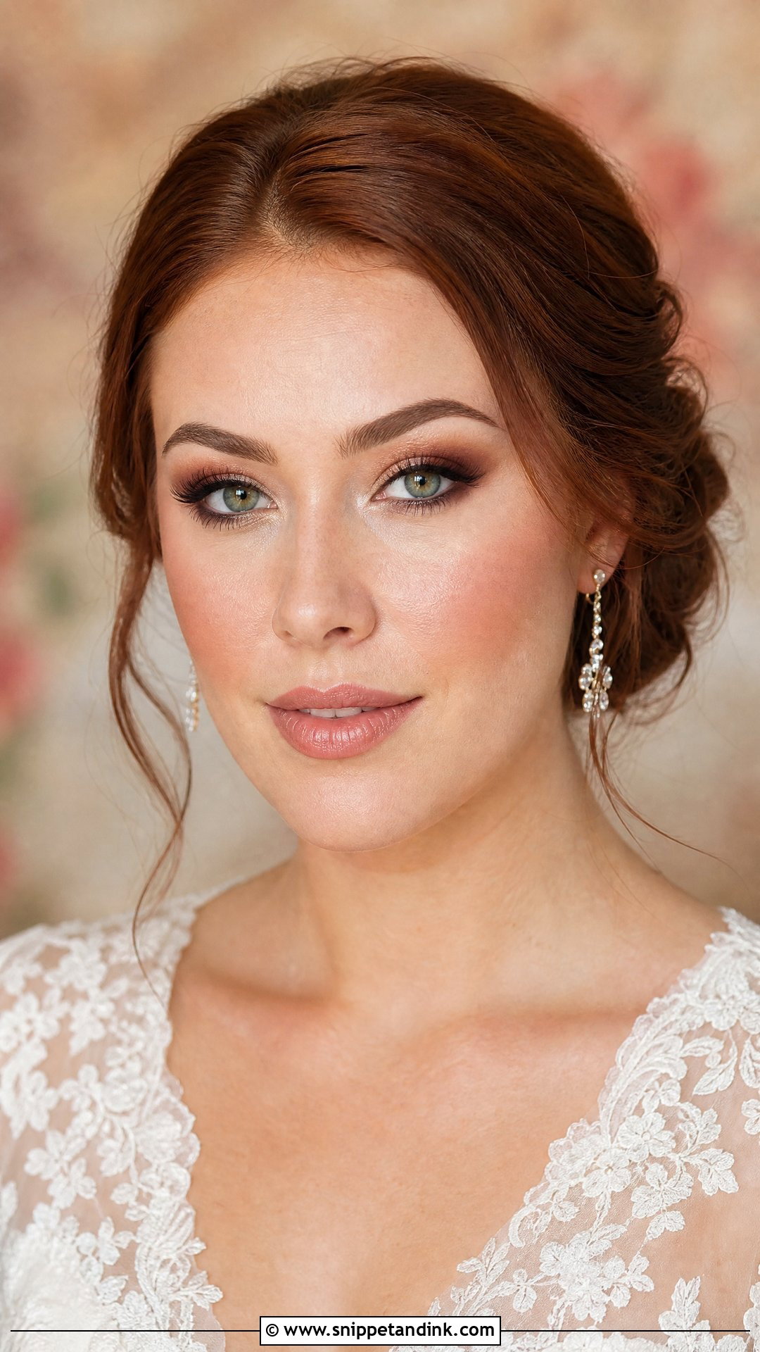 Brown Bridal Makeup For Green Eyes - Snippet and Ink - 20 Brown Bridal Makeup Ideas