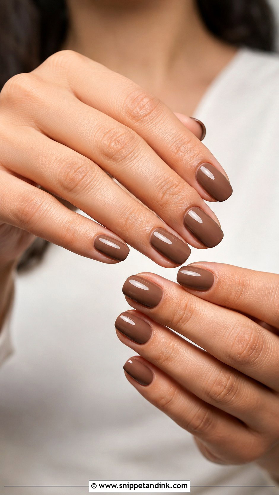 Brown Bridesmaid Nails - Snippet and Ink - 30 Classy Bridesmaid Nails
