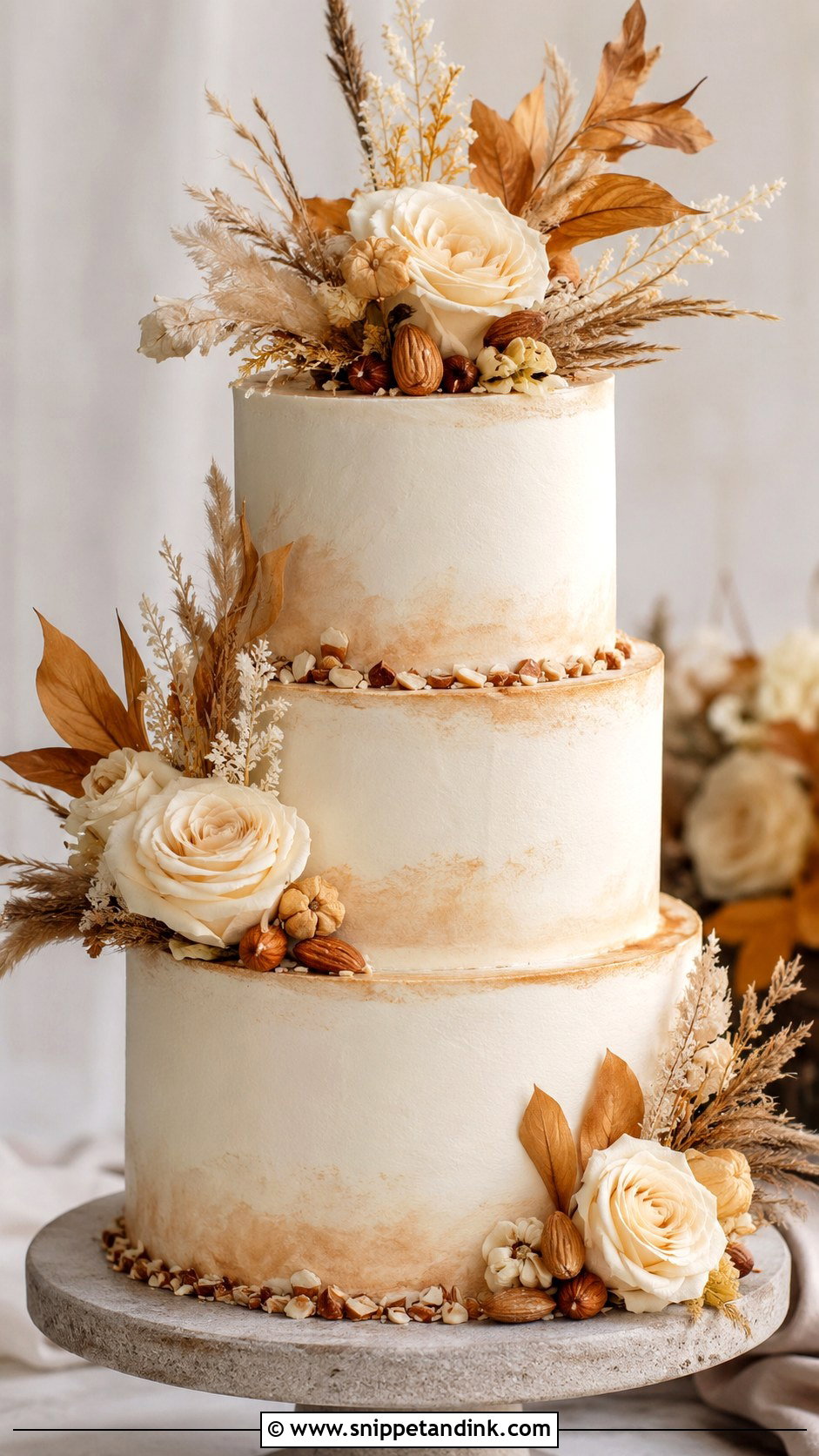 Brown Butter Wedding Cake - Snippet and Ink - 25 Thanksgiving Wedding Cake Ideas