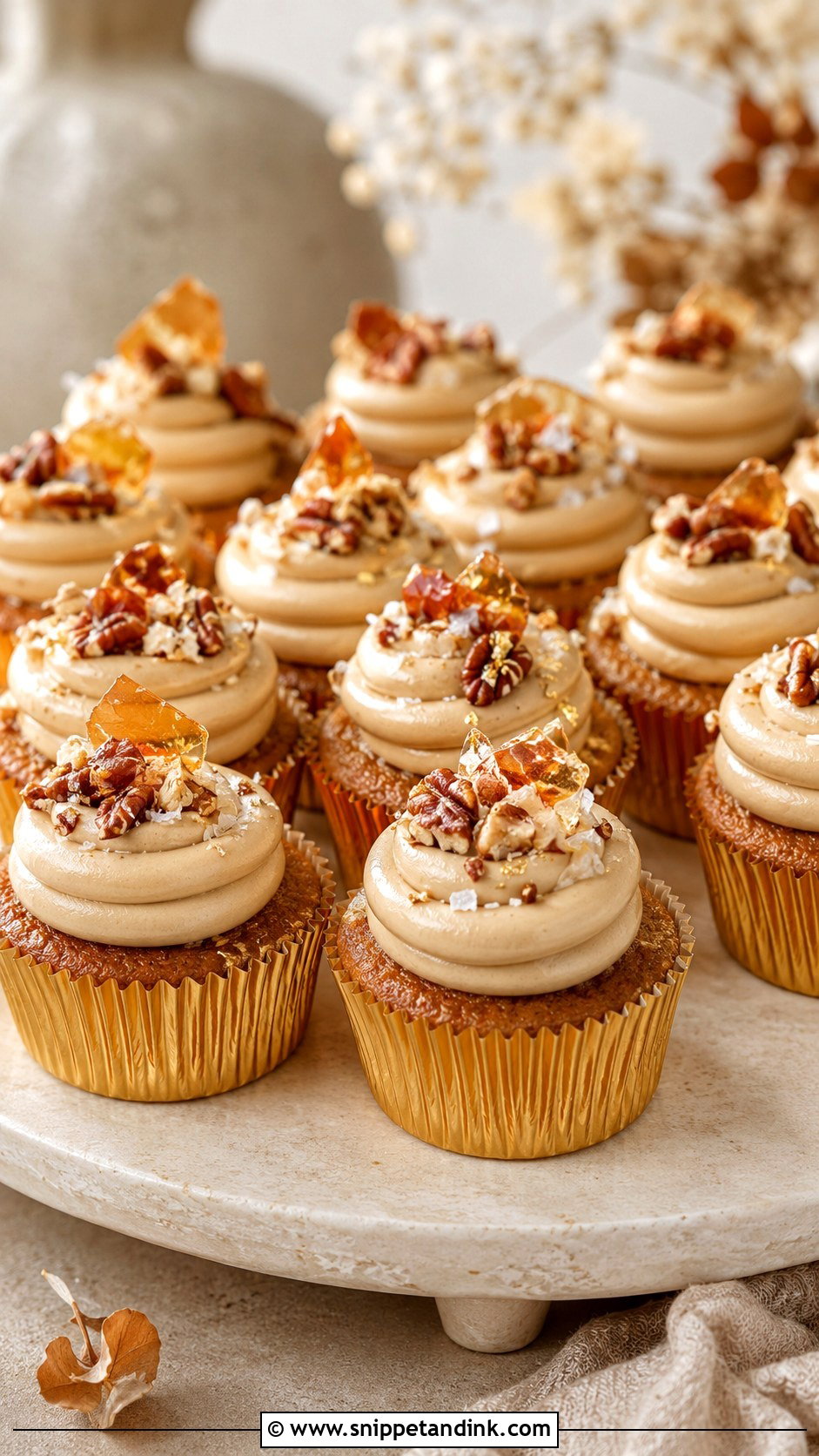 Brown Butter Wedding Cupcakes - Snippet and Ink - 20 Fall Wedding Cupcake Ideas