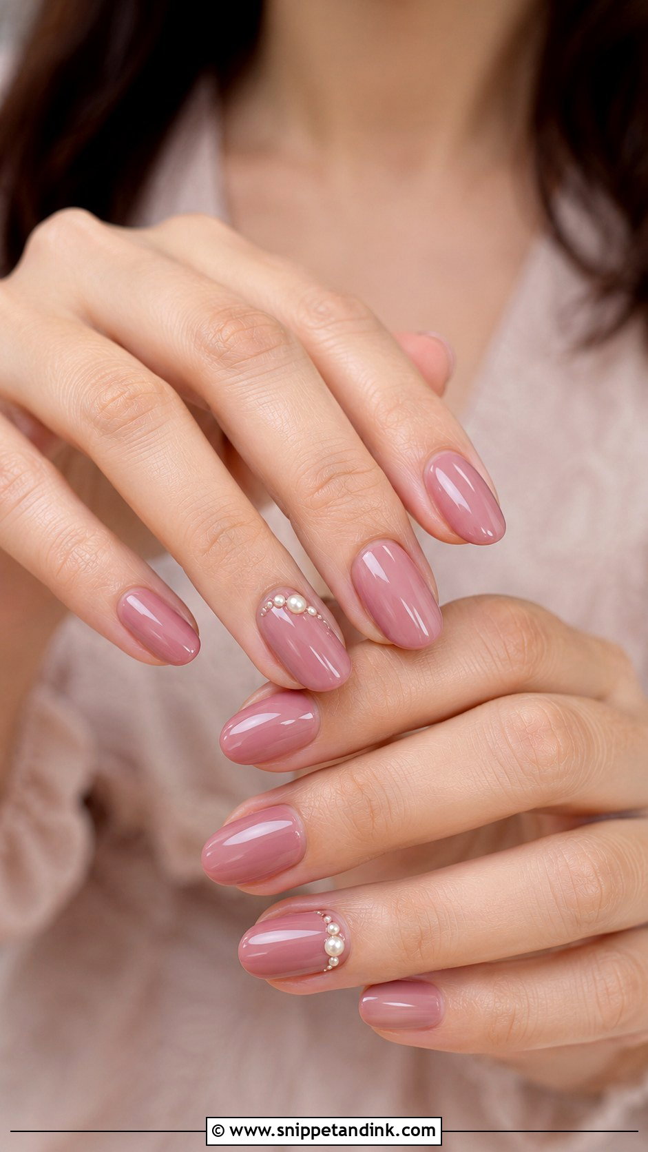 Brown Chrome Autumn Wedding Nails - Snippet and Ink - 20 Autumn Wedding Nails