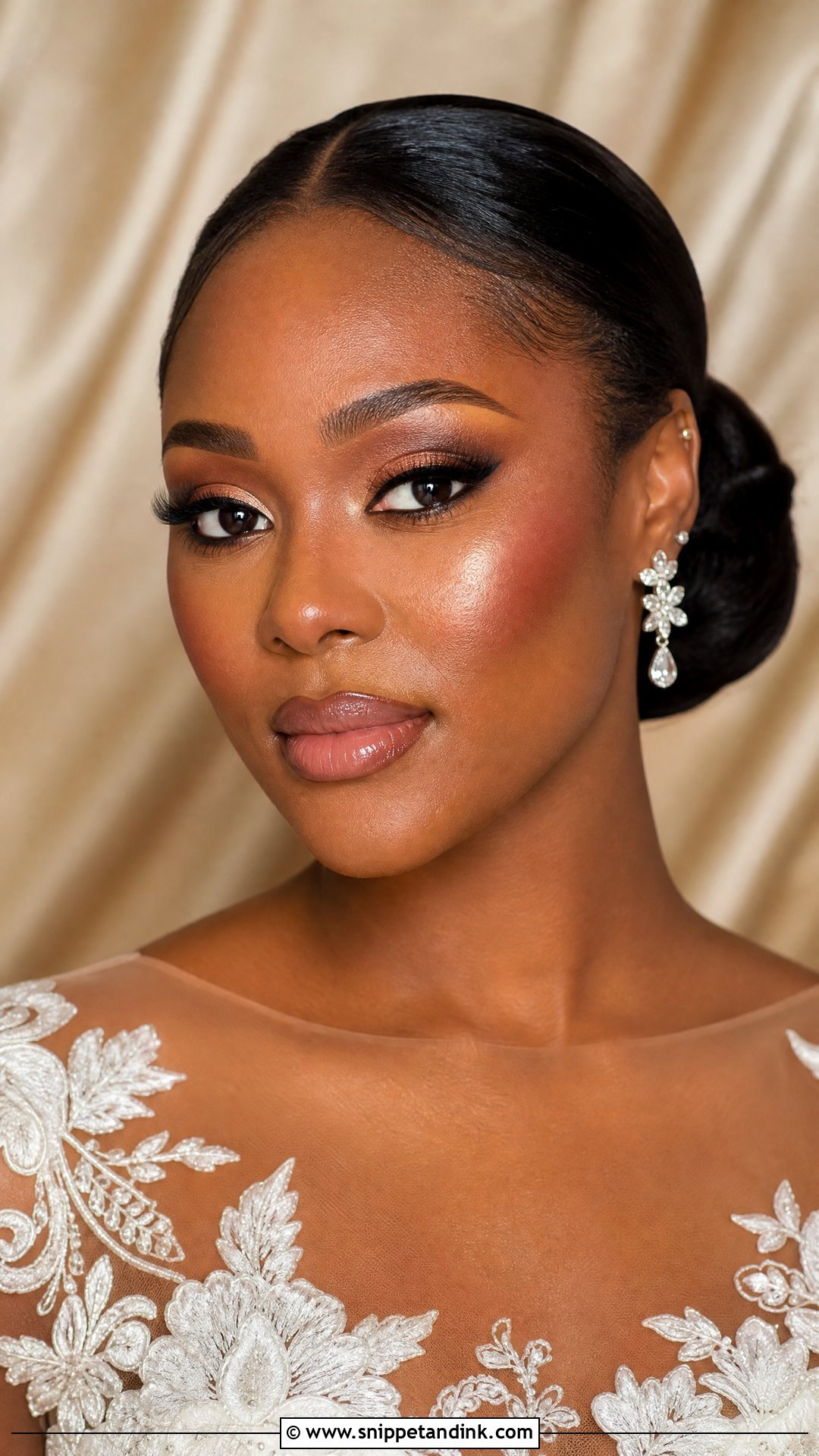 Brown Eye Bridal Makeup - Snippet and Ink - 20 Wedding Eye Makeup for Bride Ideas