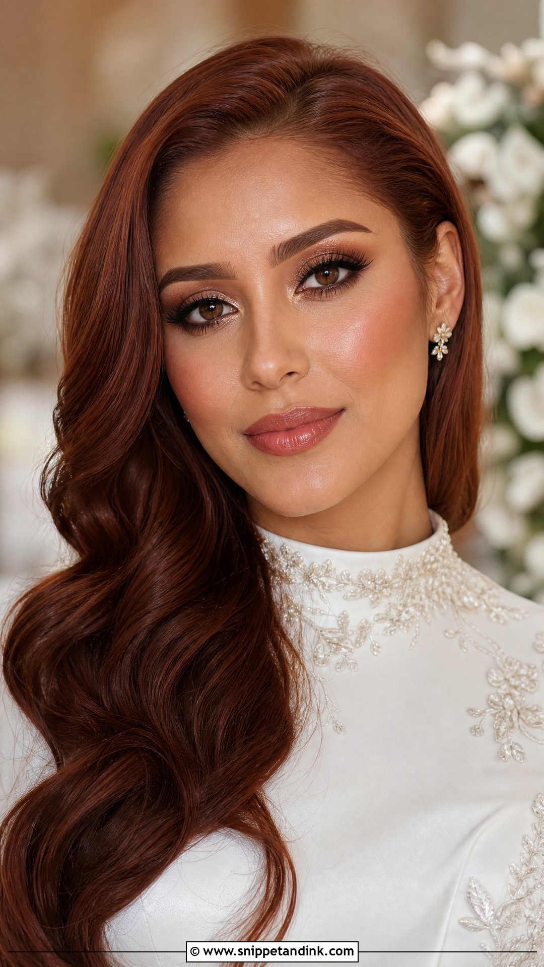 Brown Eye Wedding Makeup for Redheads - Snippet and Ink - 20 Wedding Makeup for Redheads
