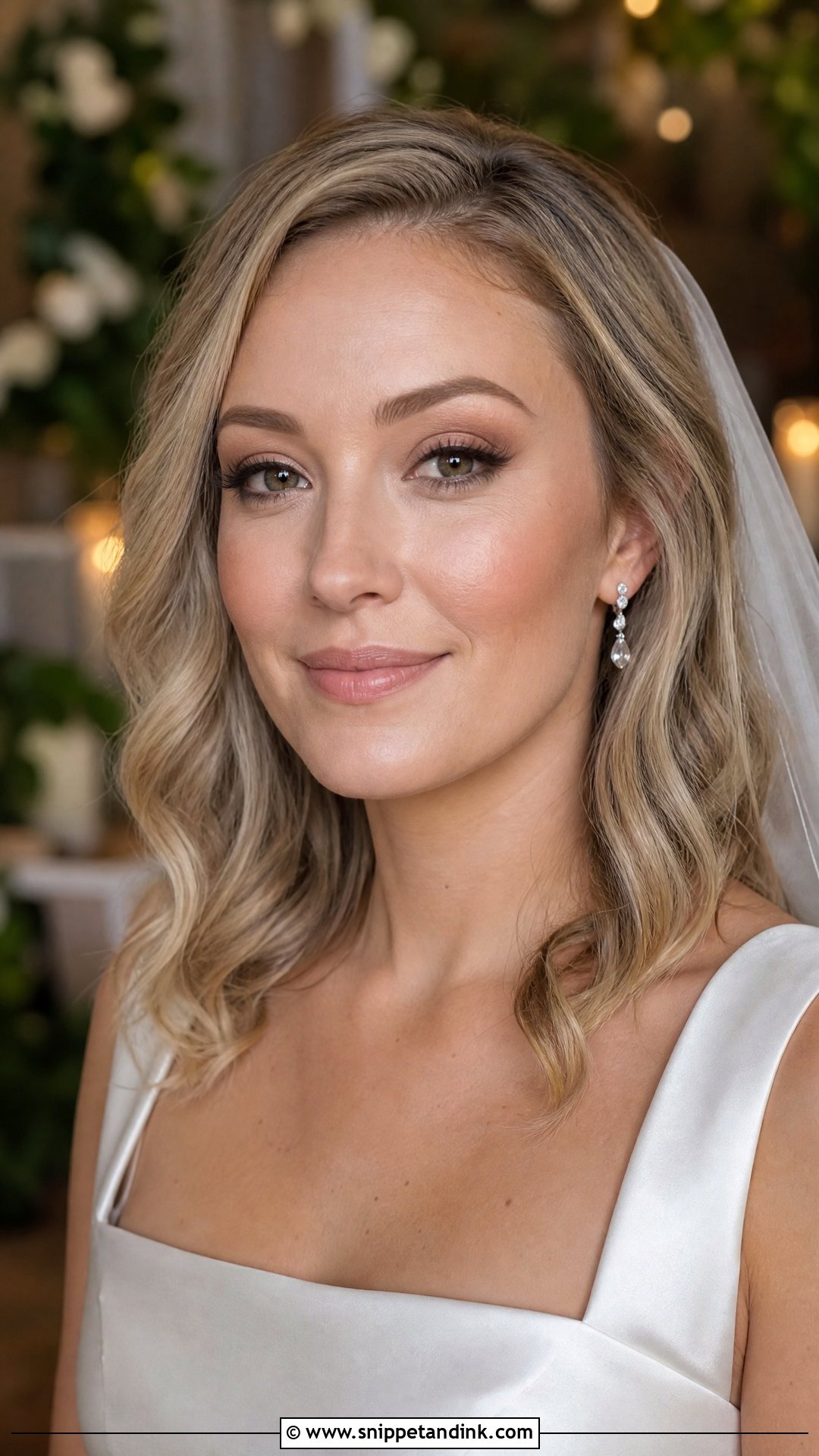 Brown Eyeliner Bridal Makeup - Snippet and Ink - 20 Minimalist Wedding Makeup Ideas