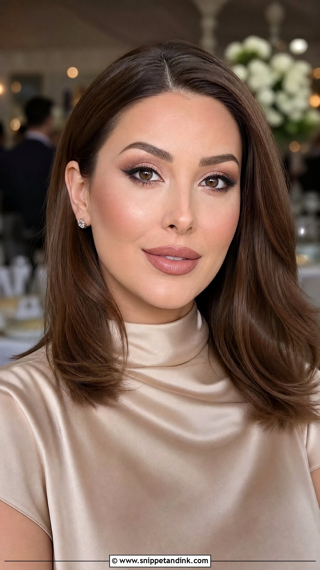 Brown Eyeliner Wedding Makeup - Snippet and Ink - 20 Light Makeup Looks for Wedding