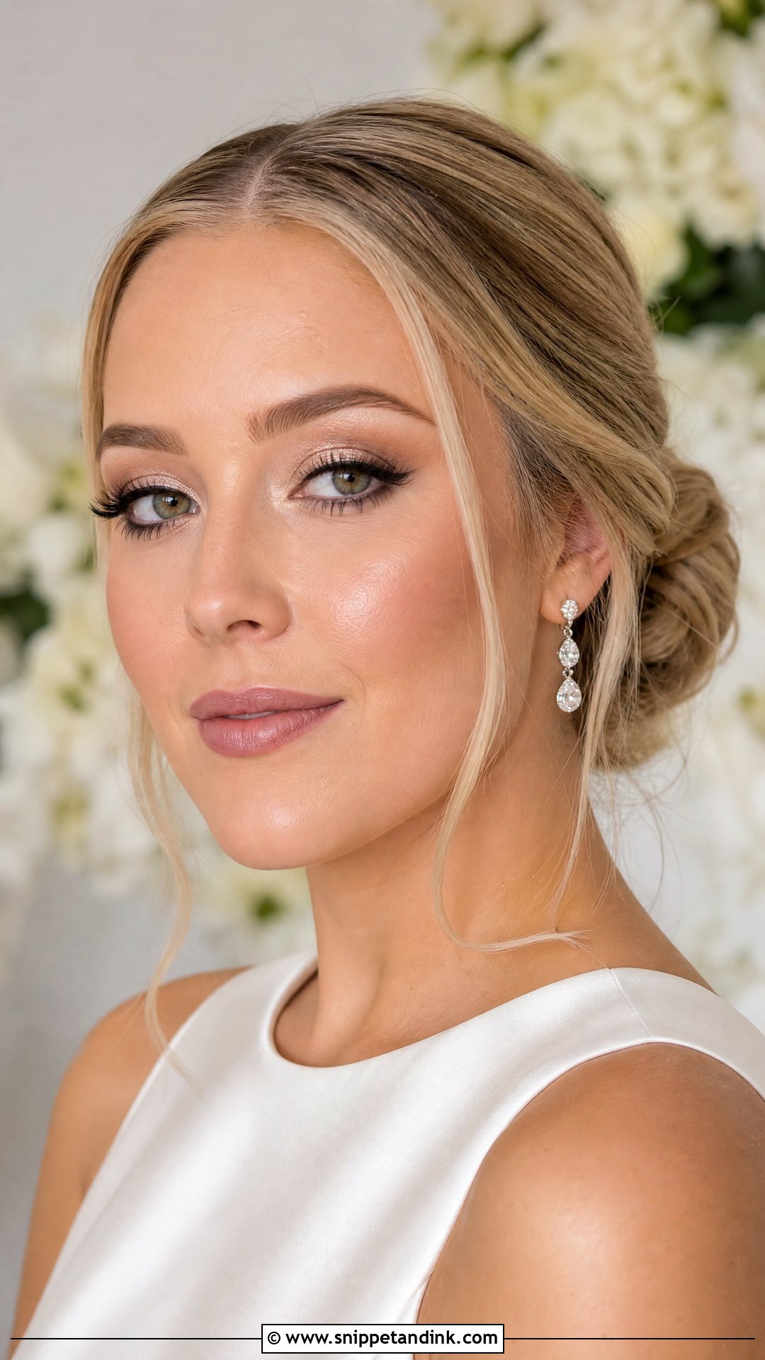 Brown Eyeliner Wedding Makeup For Blonde Hair And Blue Eyes - Snippet and Ink - 20 Wedding Makeup for Blonde Hair and Blue Eyes
