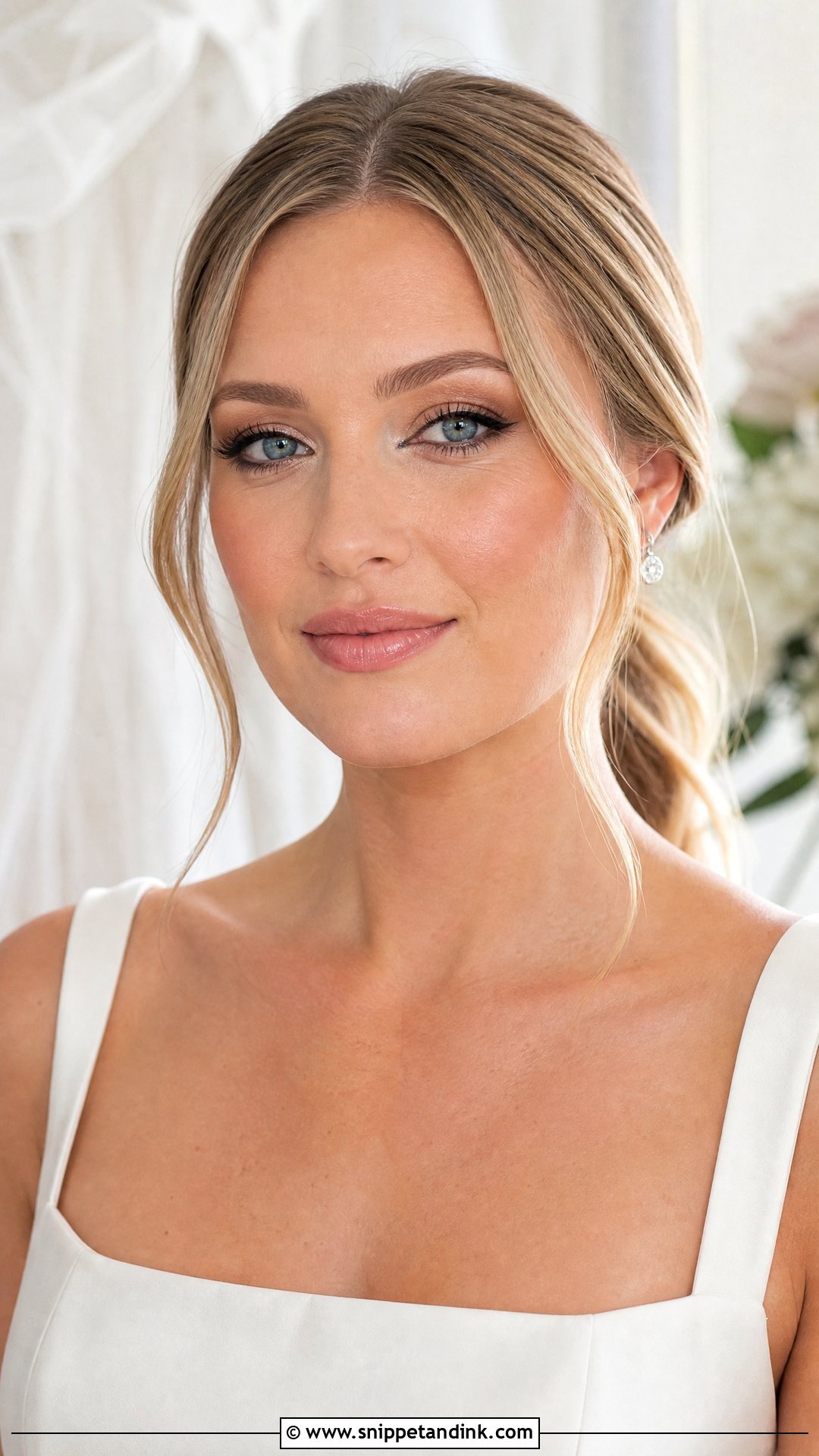 Brown Eyeliner Wedding Makeup For Blue Eyes - Snippet and Ink - 25 Natural Wedding Makeup for Blue Eyes