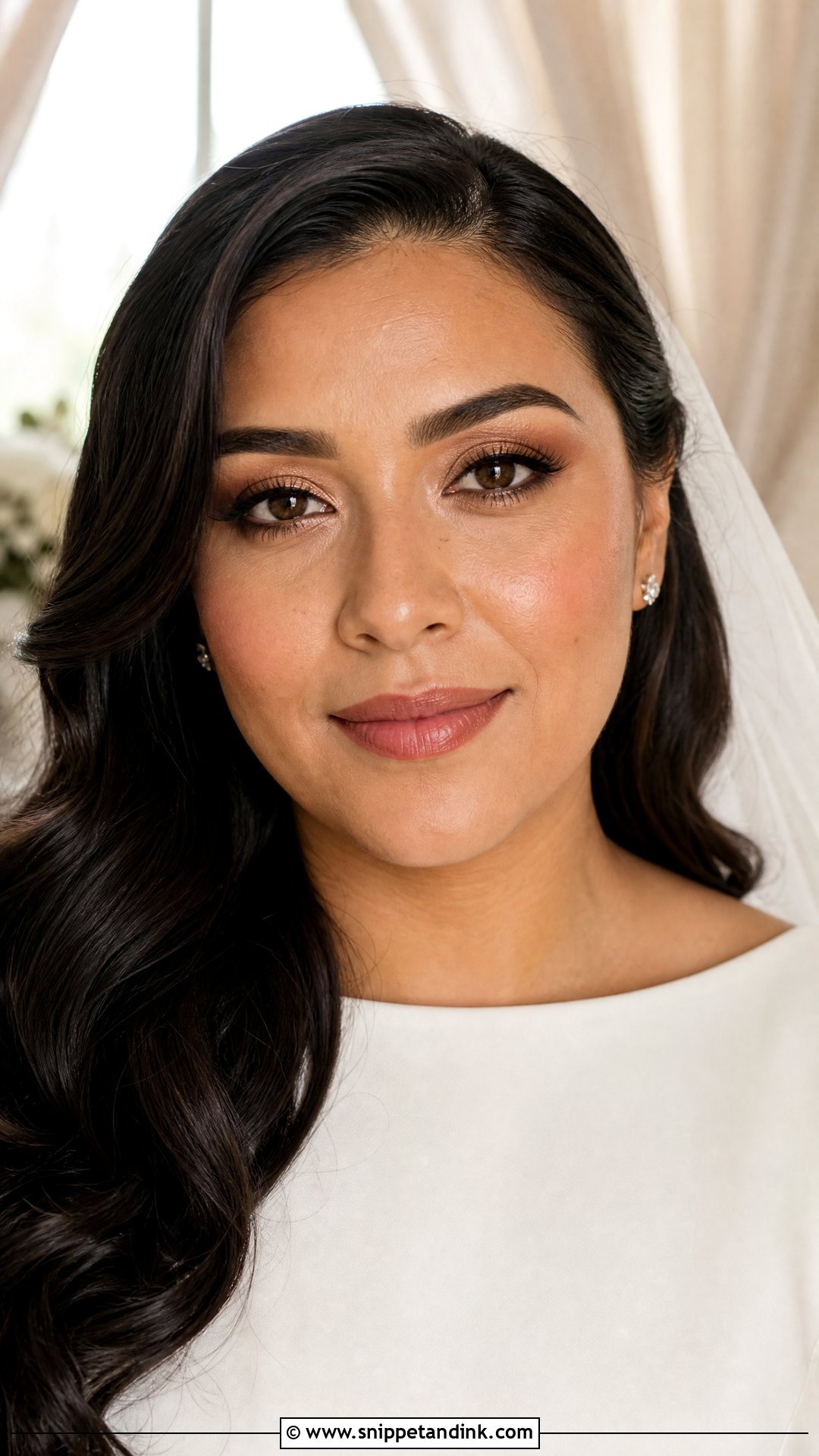 Brown Eyes Brunette Wedding Makeup - Snippet and Ink - 20 Natural Wedding Makeup Brunette Ideas
