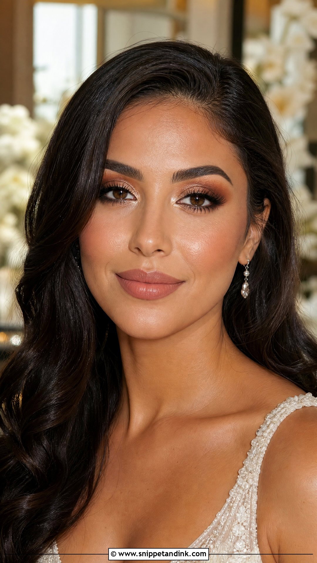 Brown Eyes Wedding Makeup For Brunettes - Snippet and Ink - 20 Wedding Makeup Brunette Ideas