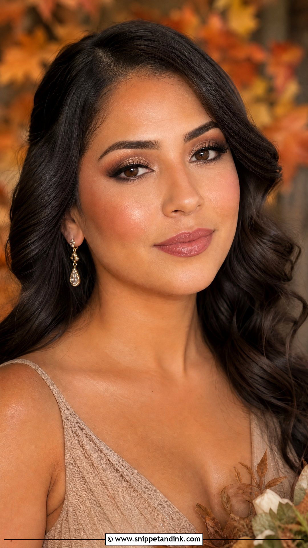 Brown Glitter Wedding Makeup - Snippet and Ink - 20 Wedding Makeup Glitter Ideas