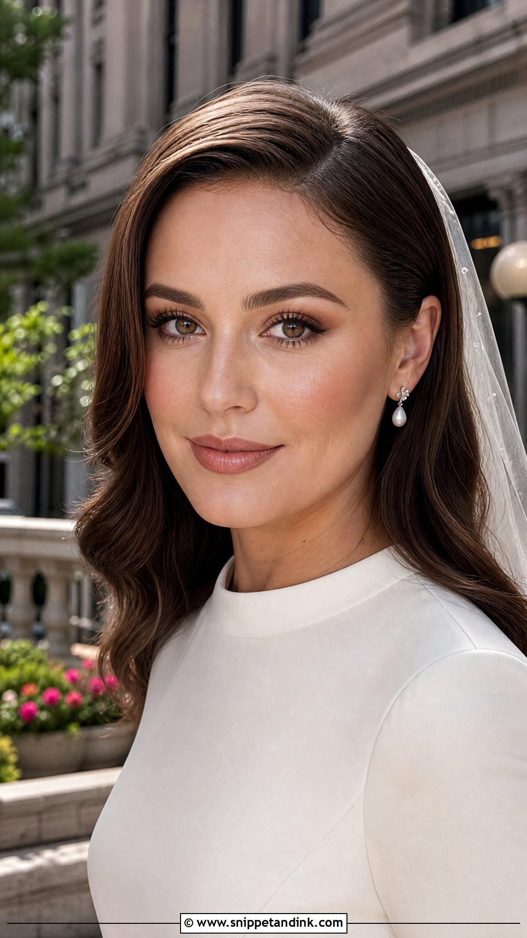 Brown HD Bridal Makeup - Snippet and Ink - 20 Bridal HD Makeup Looks