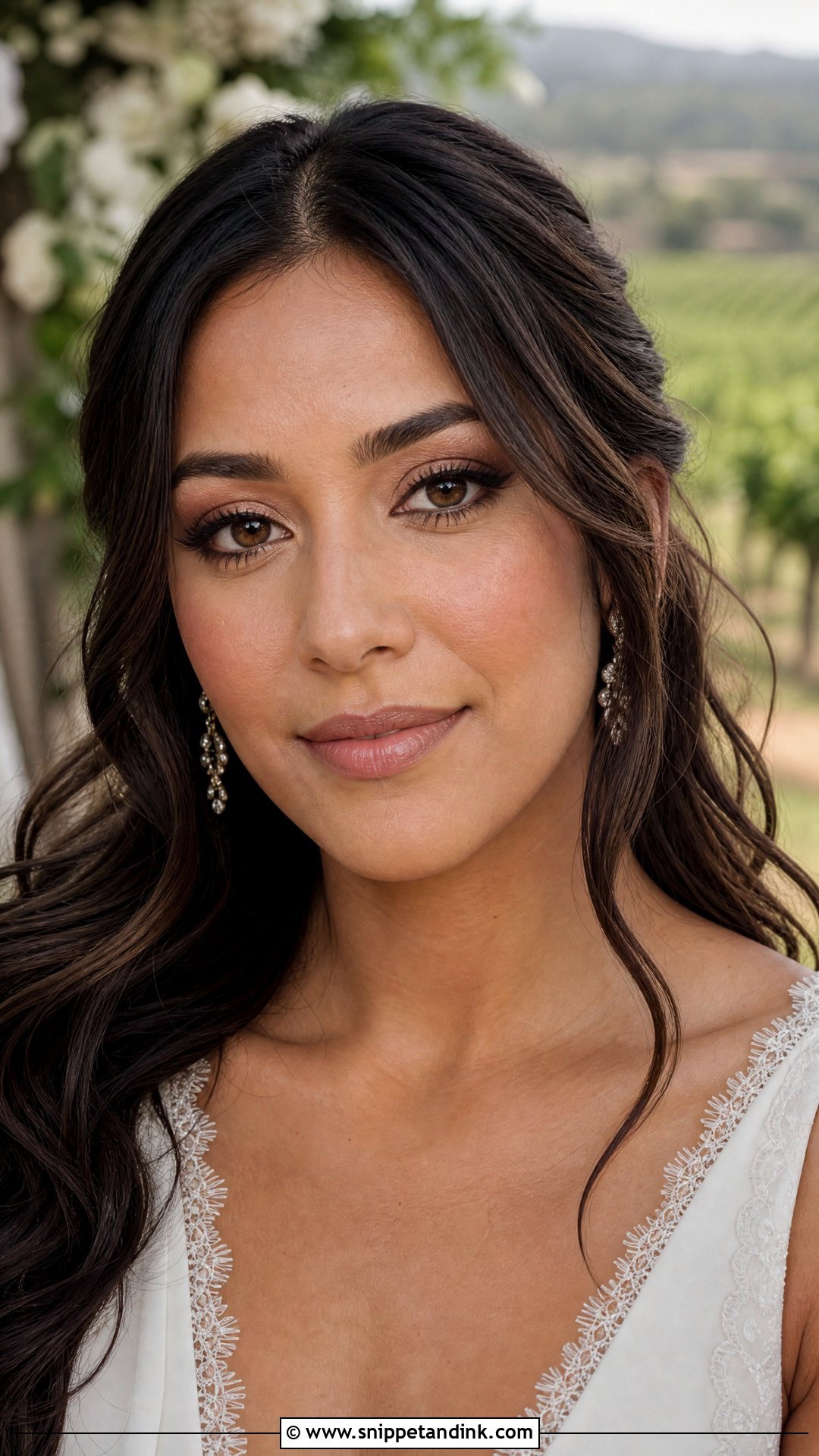 Brown Liner Boho Wedding Makeup - Snippet and Ink - 20 Boho Wedding Makeup Ideas