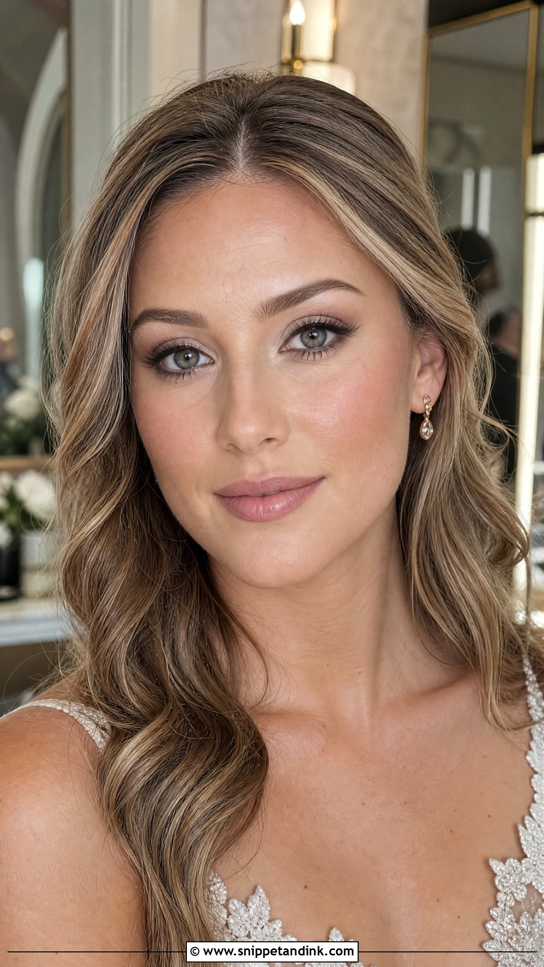 Brown Liner Pale Wedding Makeup - Snippet and Ink - 20 Pale Wedding Makeup Ideas