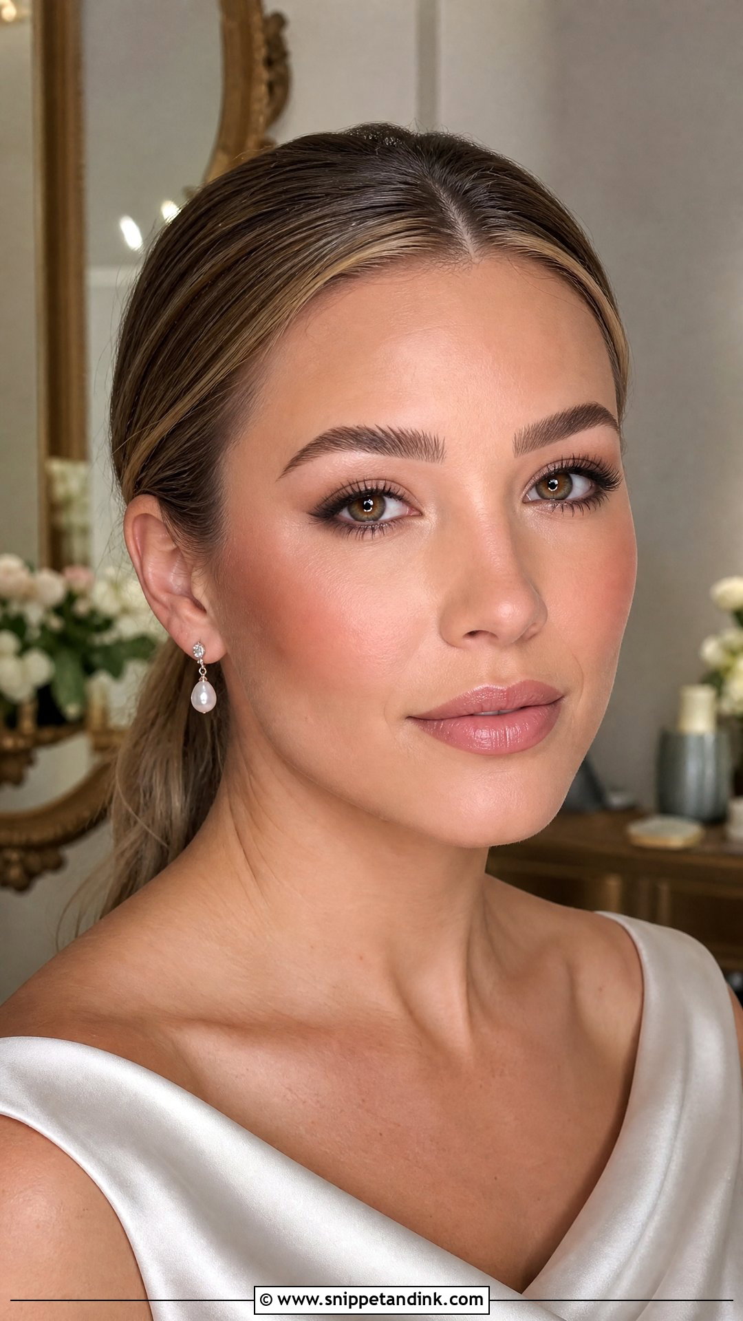 Brown Liner Wedding Makeup For Brown Eyes - Snippet and Ink - 25 Soft Wedding Makeup for Brown Eyes