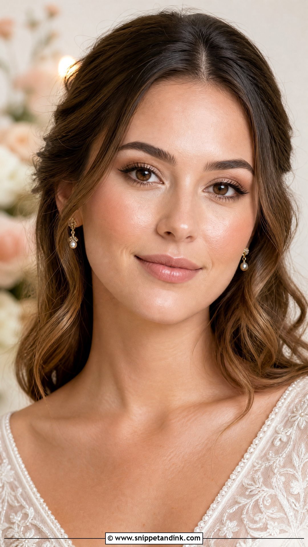 Brown Liner Wedding Makeup For Green Eyes - Snippet and Ink - 20 Natural Glowy Wedding Makeup for Green Eyes