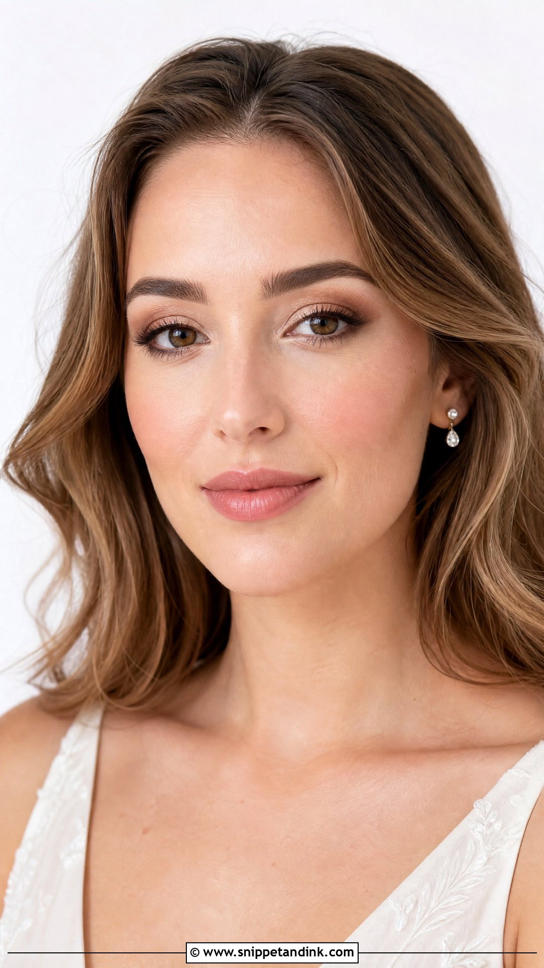 Brown Liner Wedding Makeup - Snippet and Ink - 35 Wedding Makeup Ideas