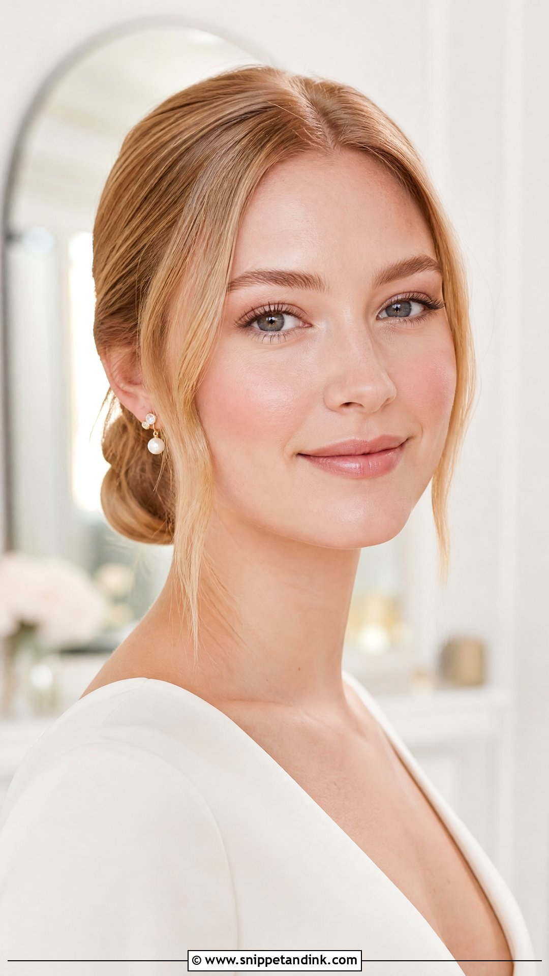 Brown Mascara No Makeup Bridal Look - Snippet and Ink - 20 No Makeup Look for Wedding Ideas