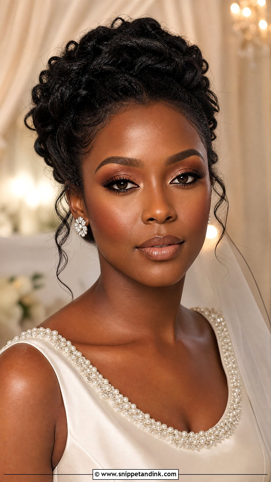 Brown Nude Bridal Makeup - Snippet and Ink - 25 Nude Bridal Makeup Ideas