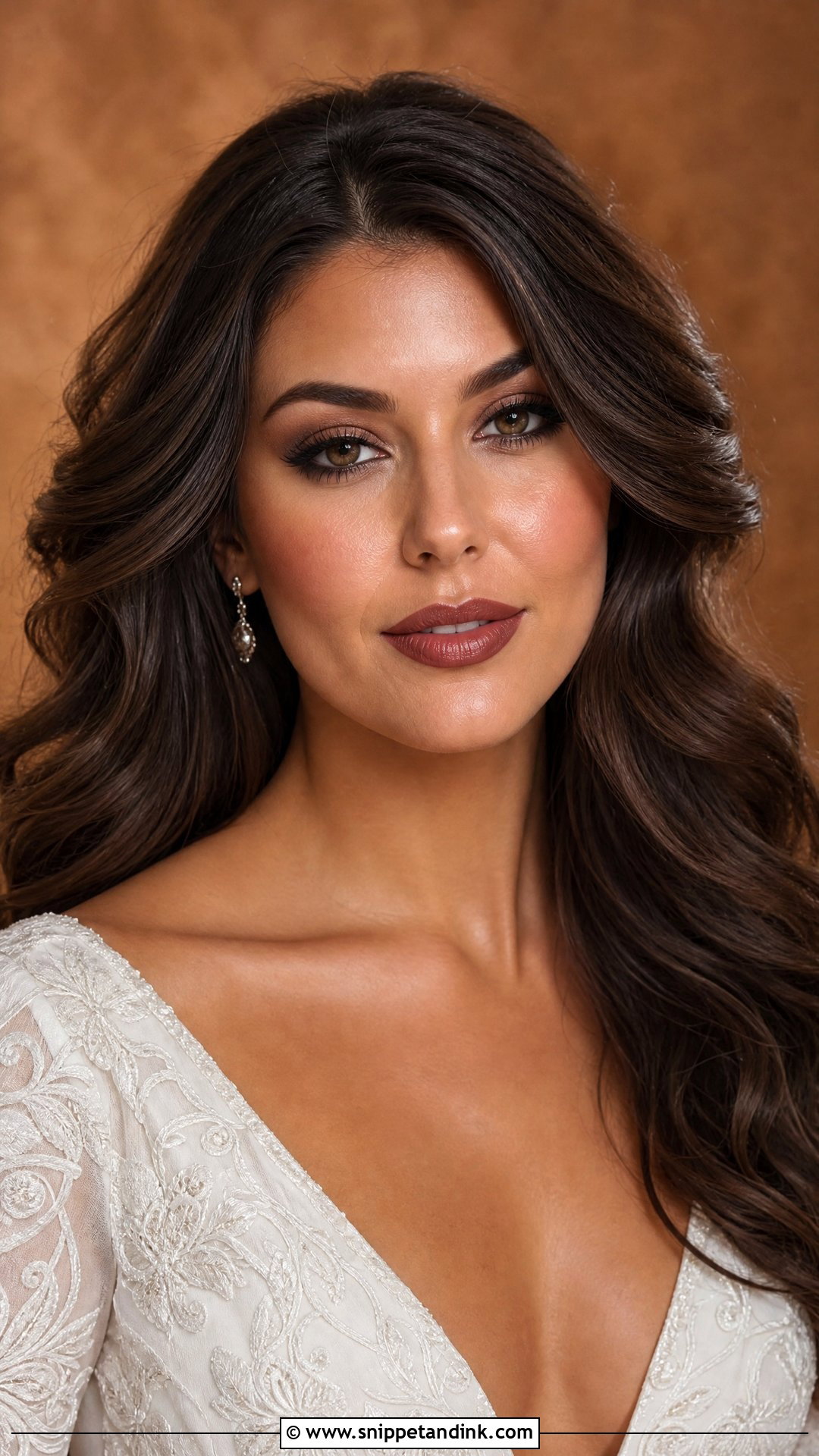 Brown Nude Bridal Makeup - Snippet and Ink - 20 Nude Makeup Bridal Look Ideas