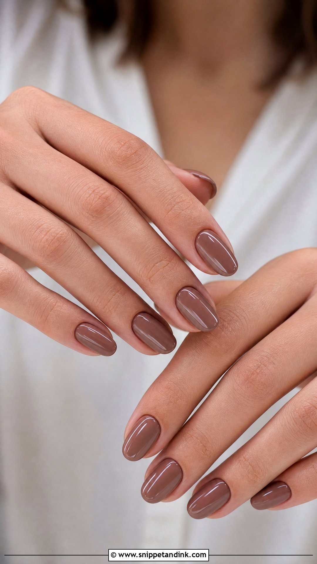 Brown Nude Engagement Nails - Snippet and Ink - 35 Engagement Nails