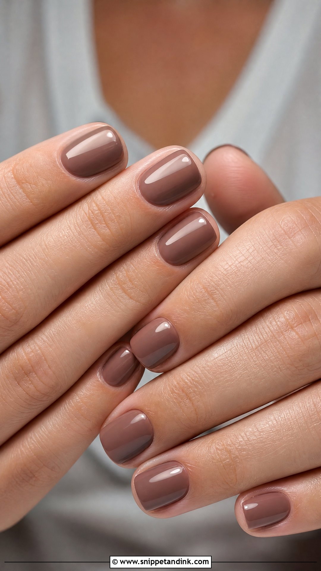 Brown Nude Wedding Guest Nails - Snippet and Ink - 25 Nails for a Wedding Guest
