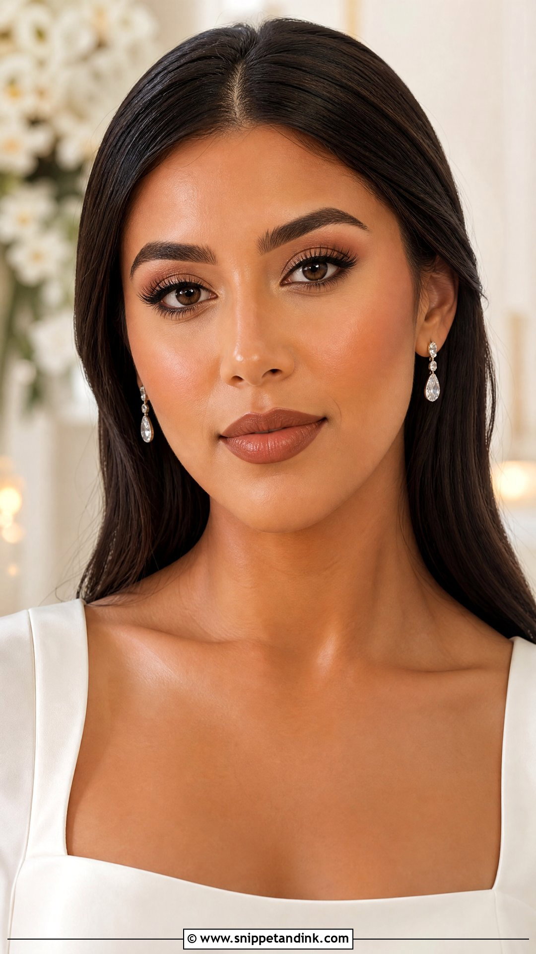Brown Nude Wedding Lip Color - Snippet and Ink - 20 Wedding Lip Color Ideas