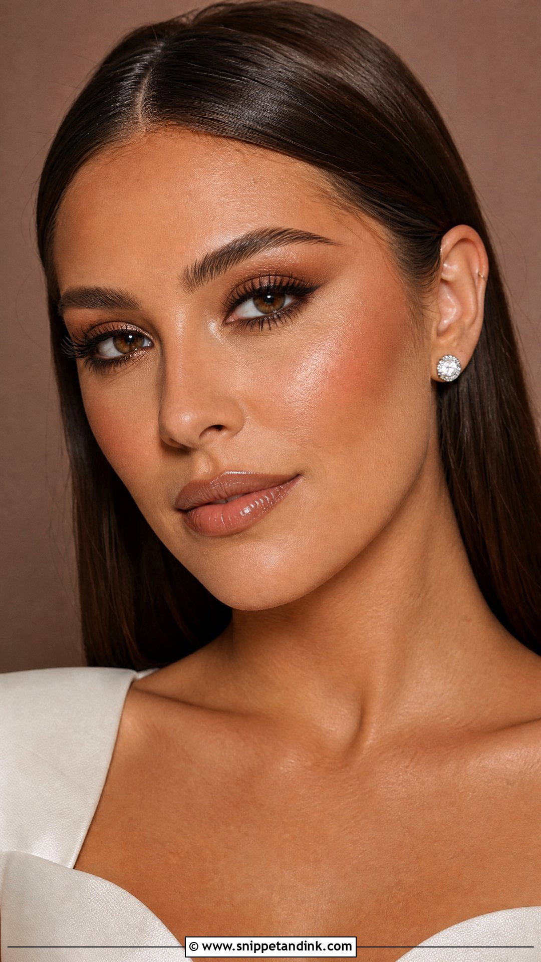 Brown Nude Wedding Lip Combo - Snippet and Ink - 20 Wedding Lip Combo Ideas