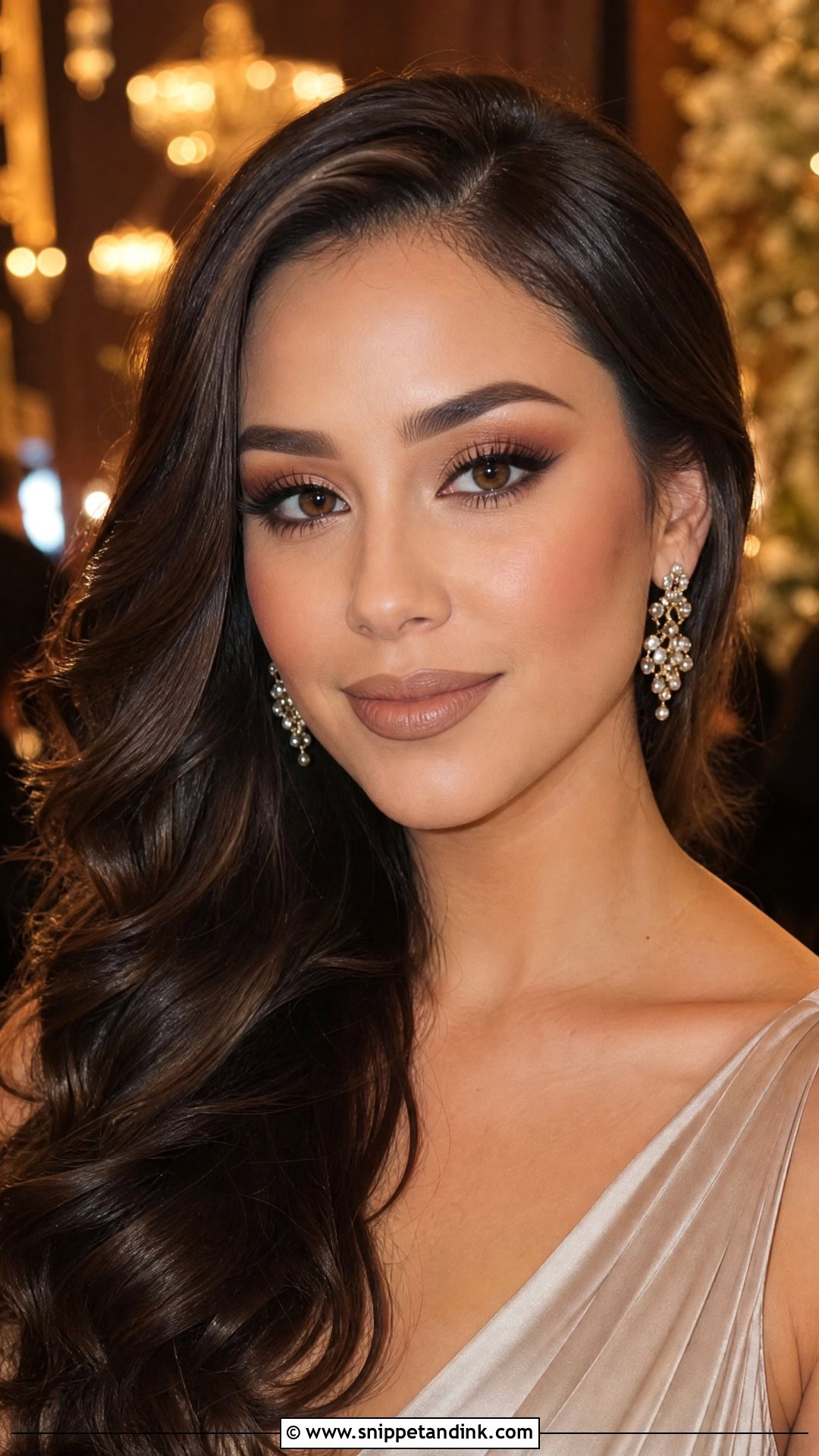 Brown Nude Wedding Makeup - Snippet and Ink - 20 Nude Make Up Looks for Wedding