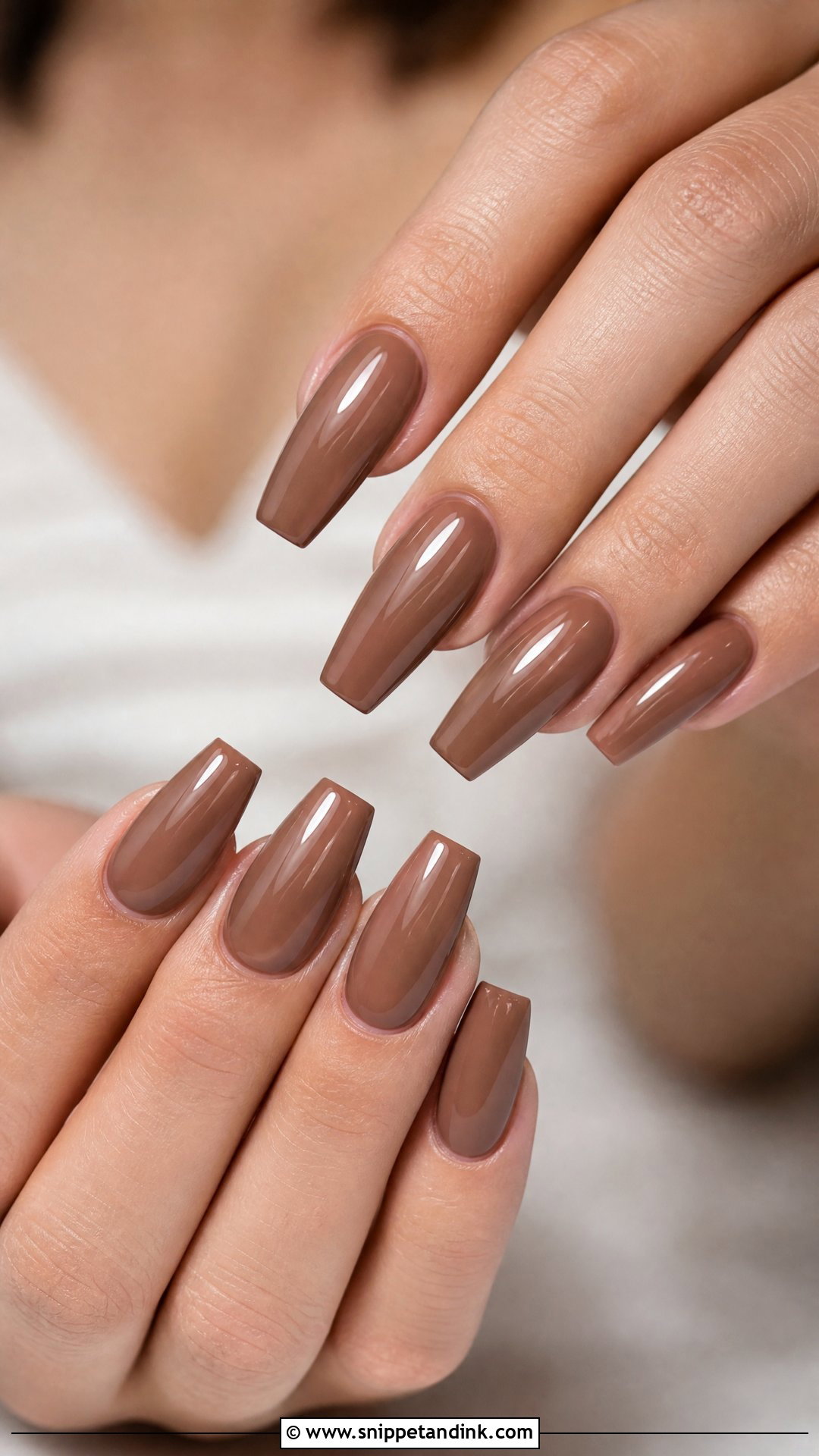 Brown Nude Wedding Nails - Snippet and Ink - 25 Wedding Party Nails