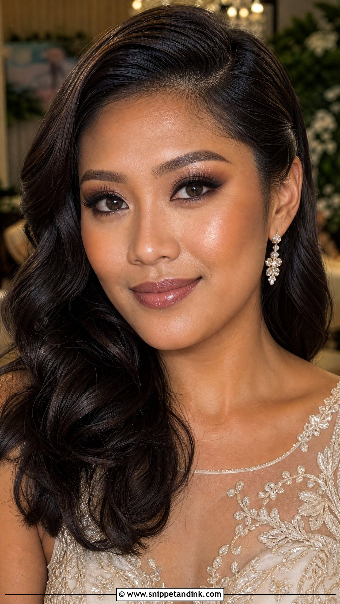 Brown Smokey Asian Bridal Makeup - Snippet and Ink - 25 Bridal Makeup Asian Brides